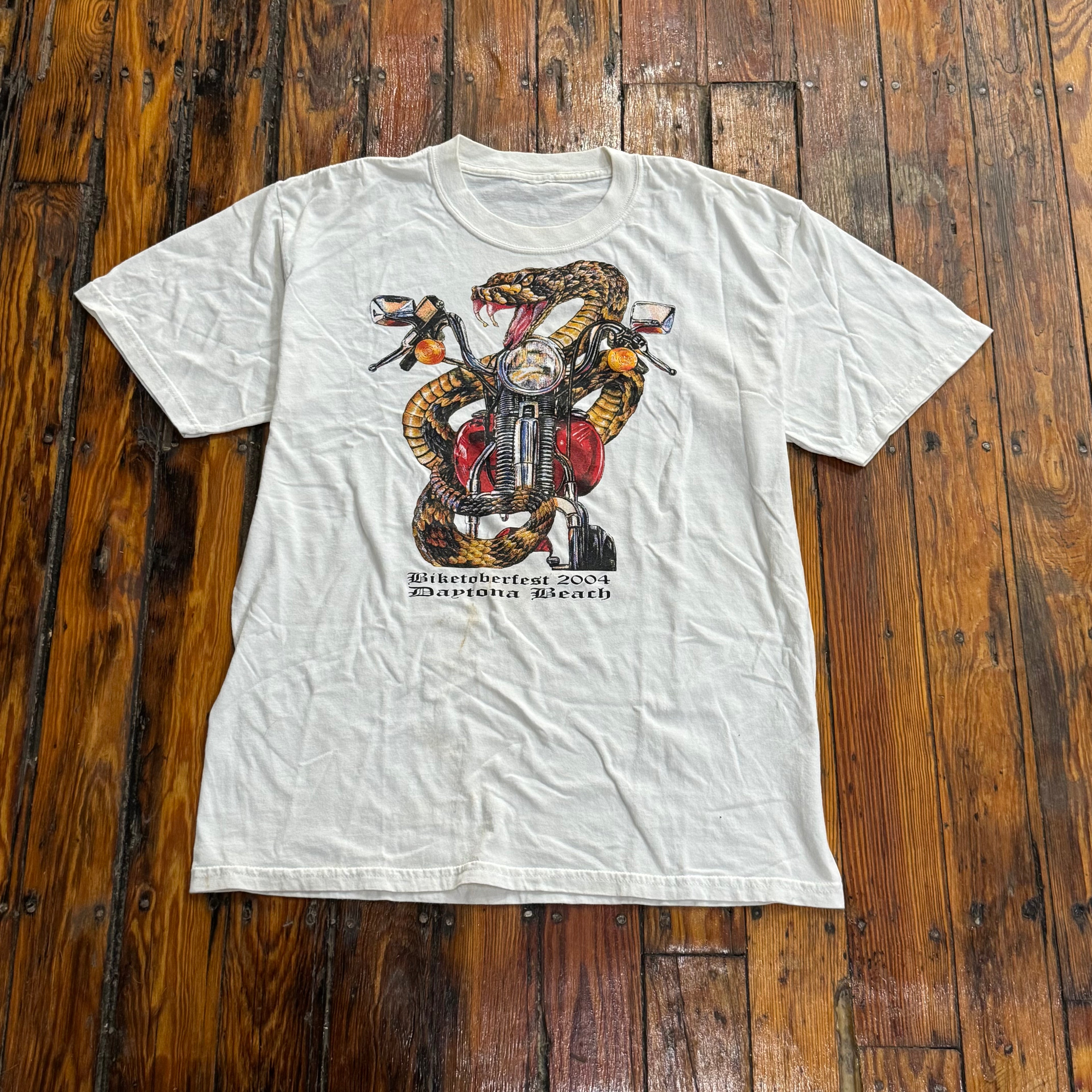 Vintage Daytona Beach Biker Fest T-shirt Sz L