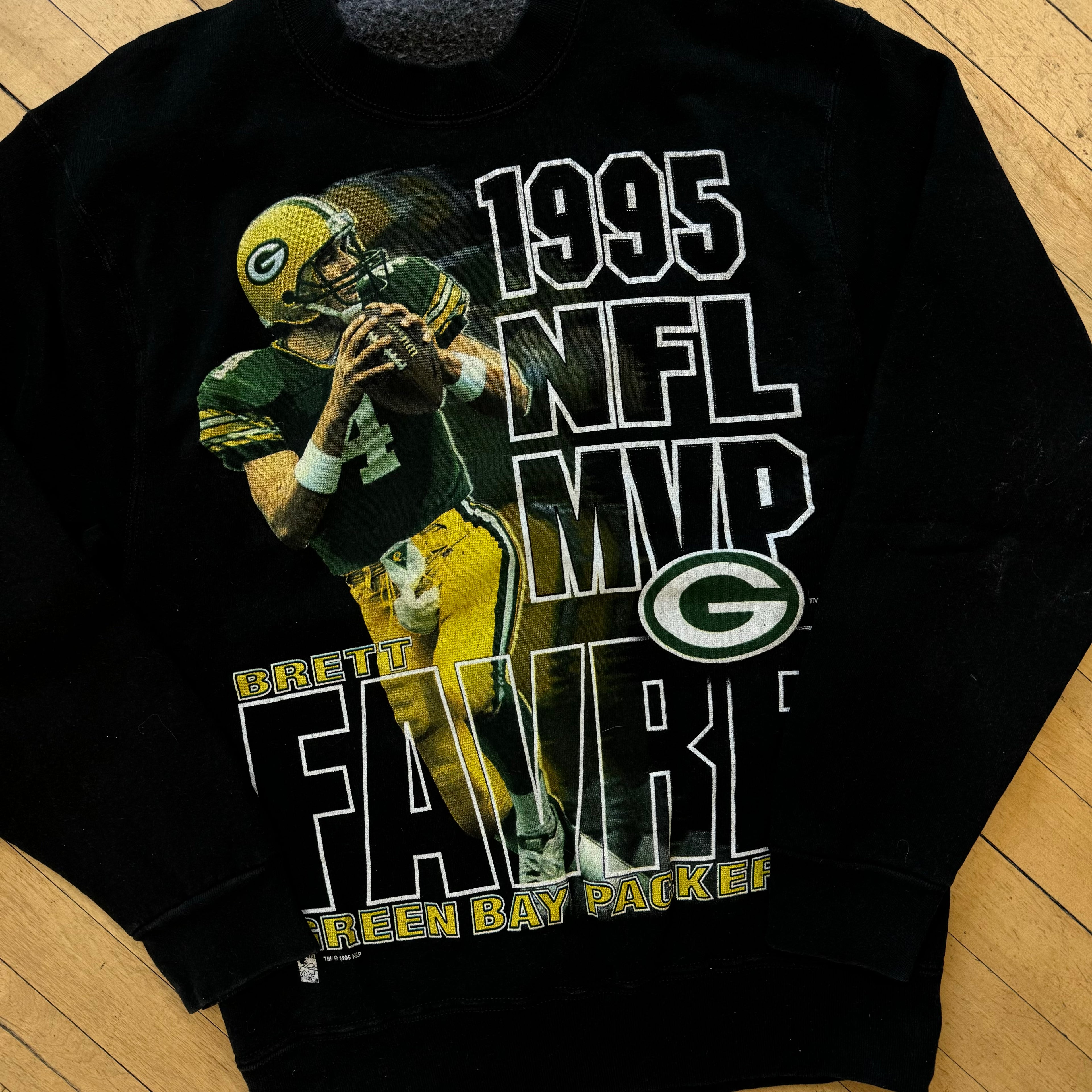 Vintage Brett Farve Packers Crewneck Sz L