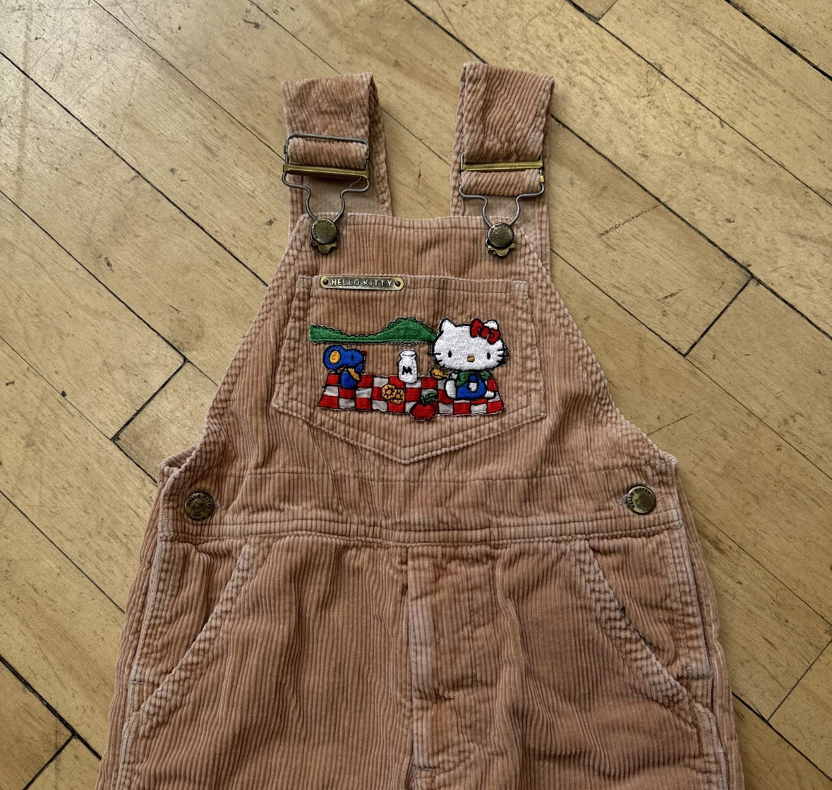 Vintage Hello Kitty Overalls Sz 2T