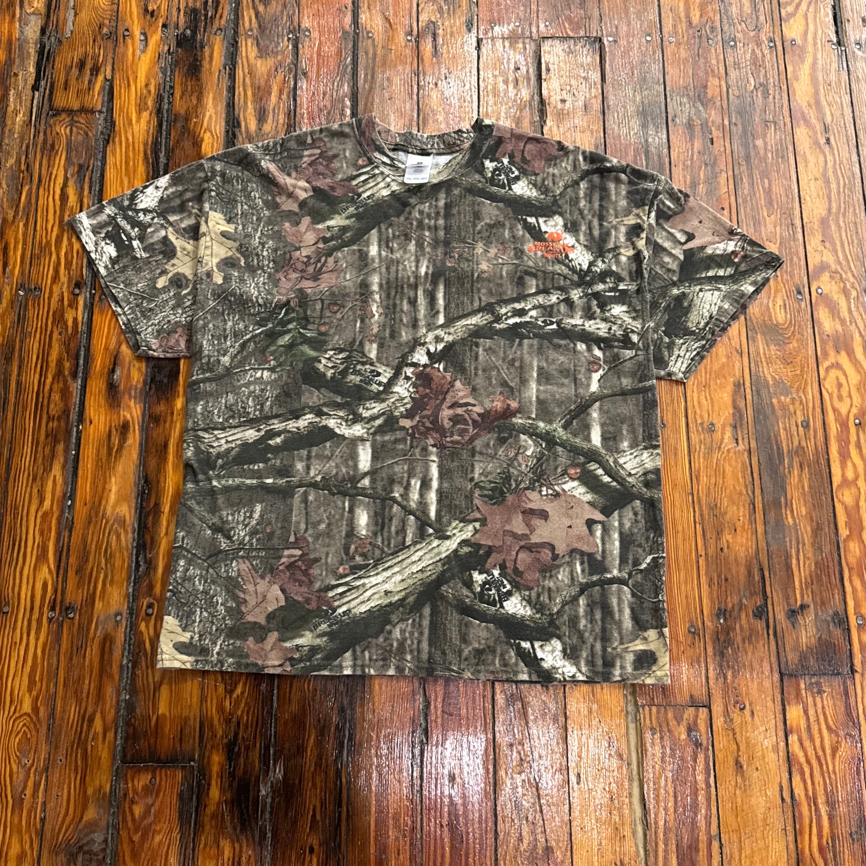 00s Mossy Oak Camo T-Shirt Sz XL