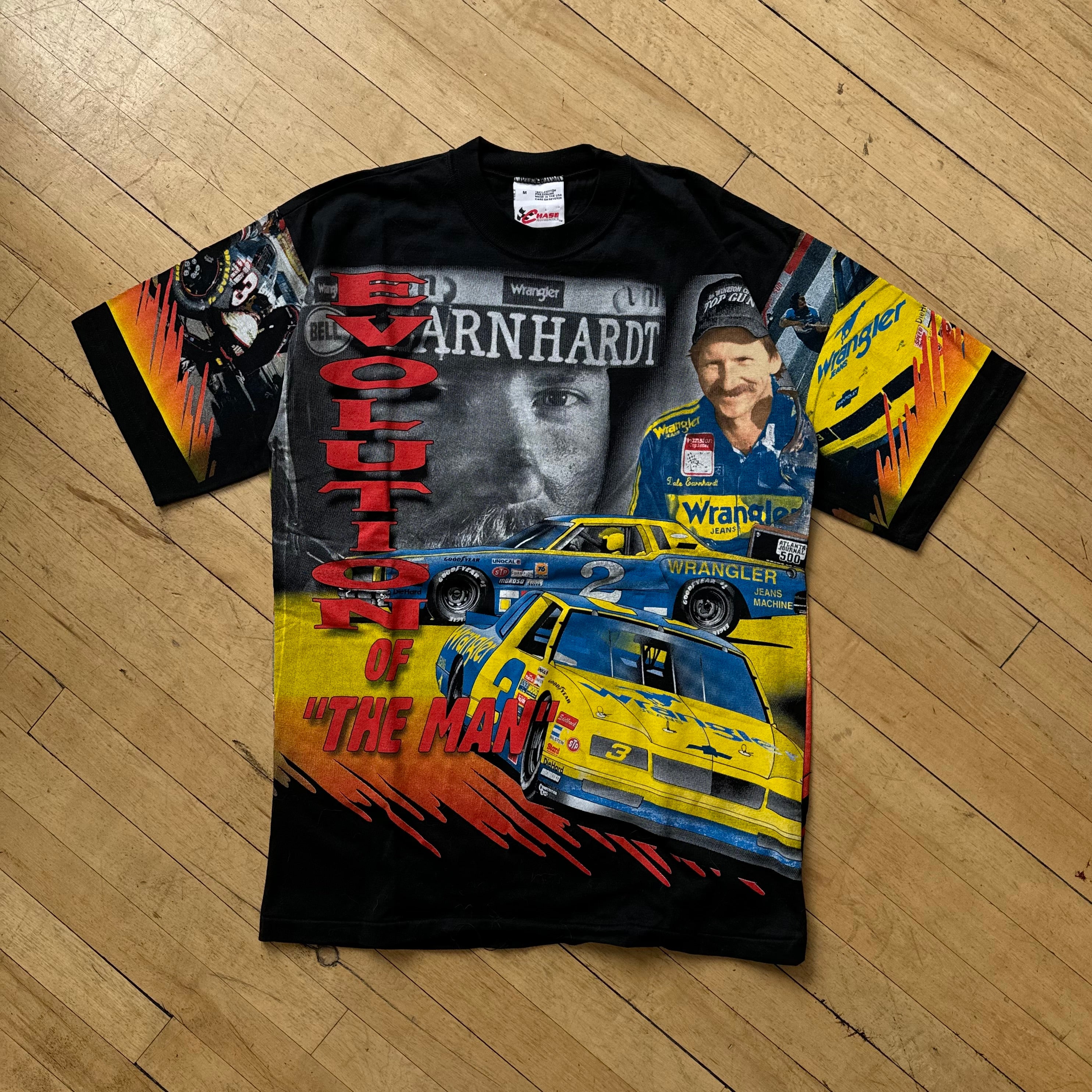 Vintage Wrangler AOP NASCAR T-shirt Sz M