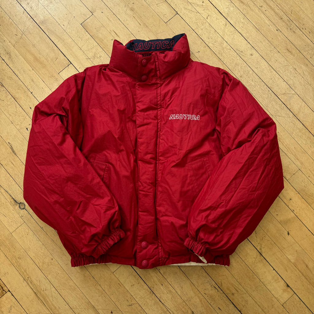 Vintage Reversible Nautica Competition Jacket Sz XL