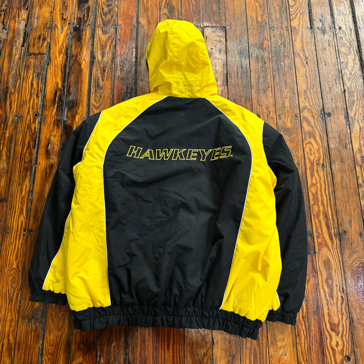 Vintage Iowa Hawkeyes Puffer Jacket Sz XXL (NEW)