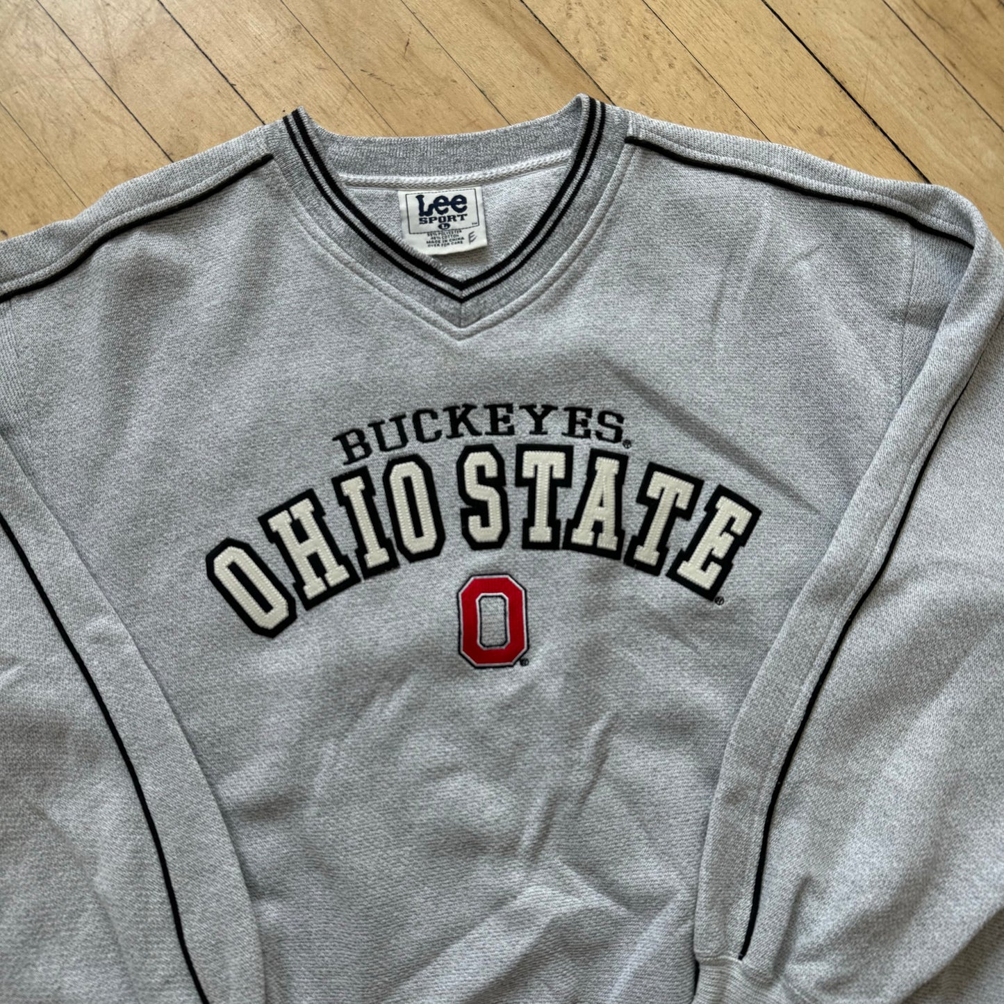 Vintage Ohio State Buckeyes SpellOut CrewNeck Sz L