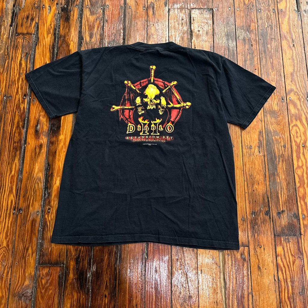 Vintage Diablo Destruction Awaits Promo T-shirt Sz XL