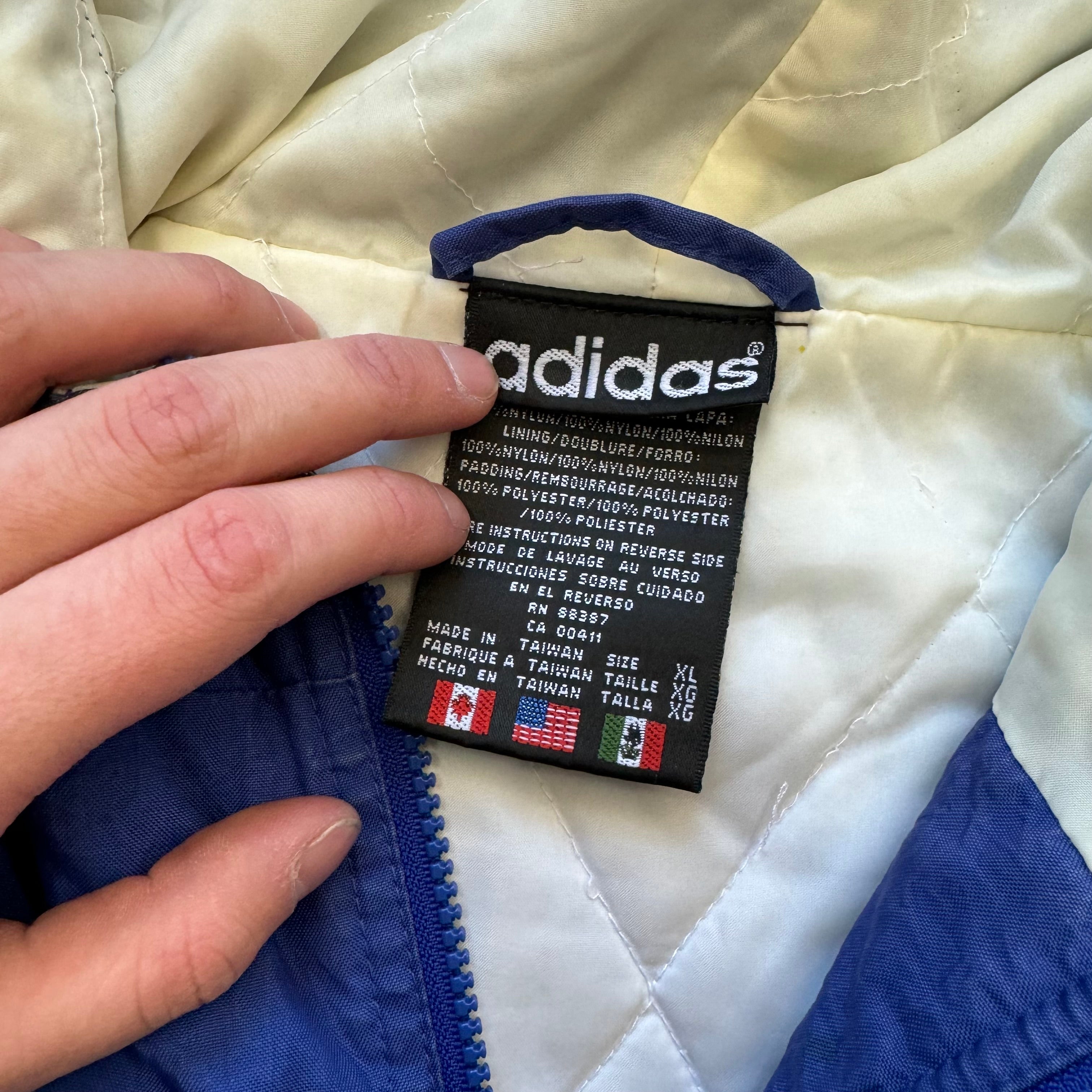 Vintage Adidas Puffer Jacket Sz XL