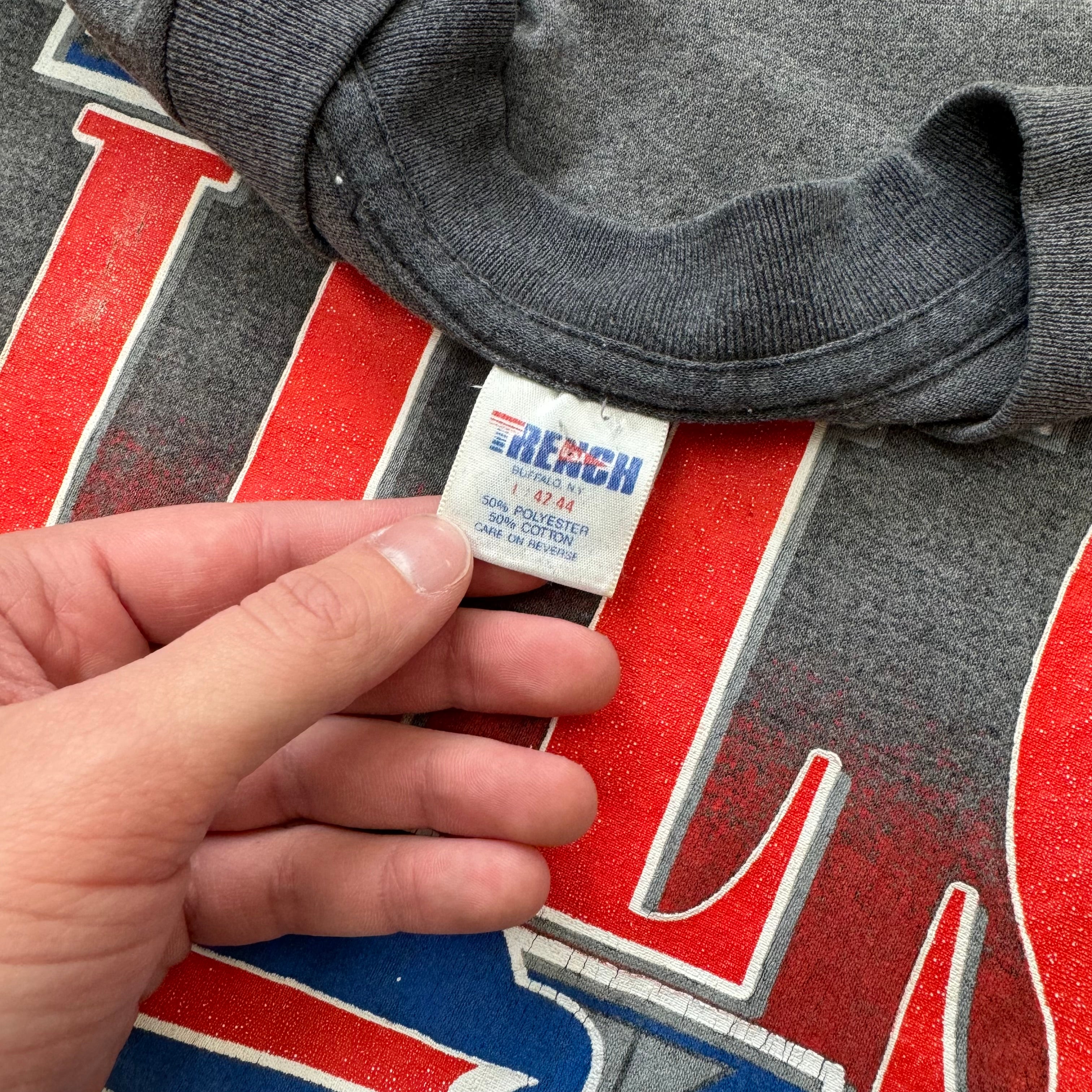 Vintage Buffalo Bills Trench T-shirt Sz L