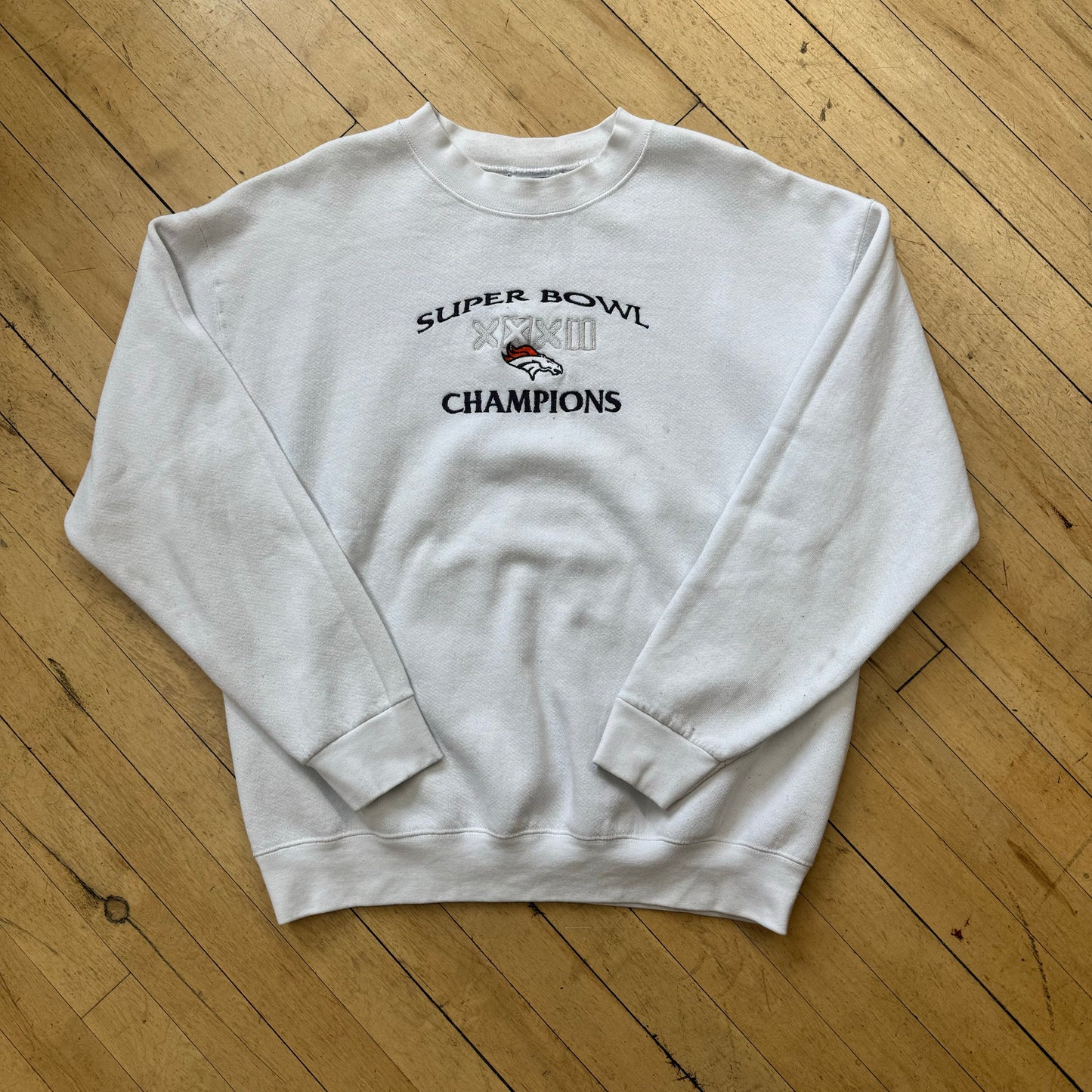 Vintage Denver Broncos Super Bowl CrewNeck Sz L
