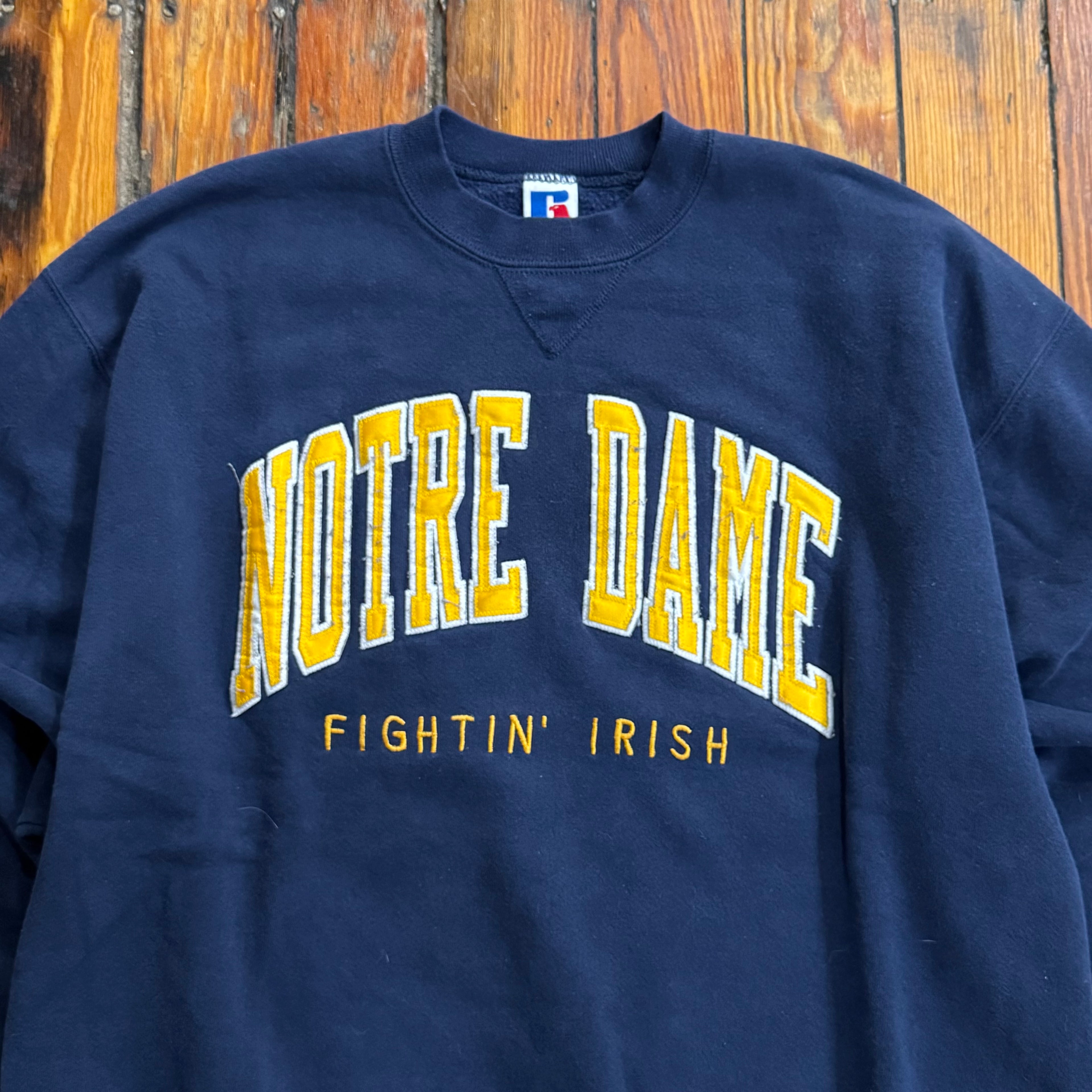 Vintage Notre Dame Fighting Irish Crewneck Sz XL