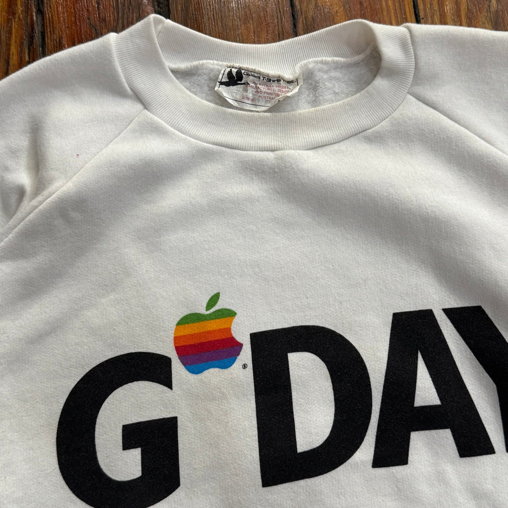 Vintage G-Day Apple Promo Crewneck Sz L