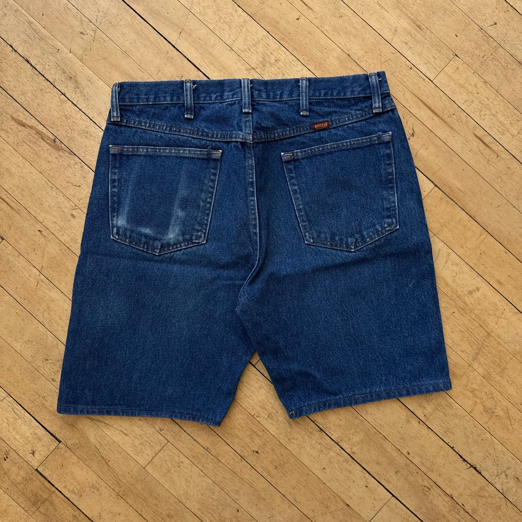 Vintage Rustler Denim Jeans Shorts Sz 35
