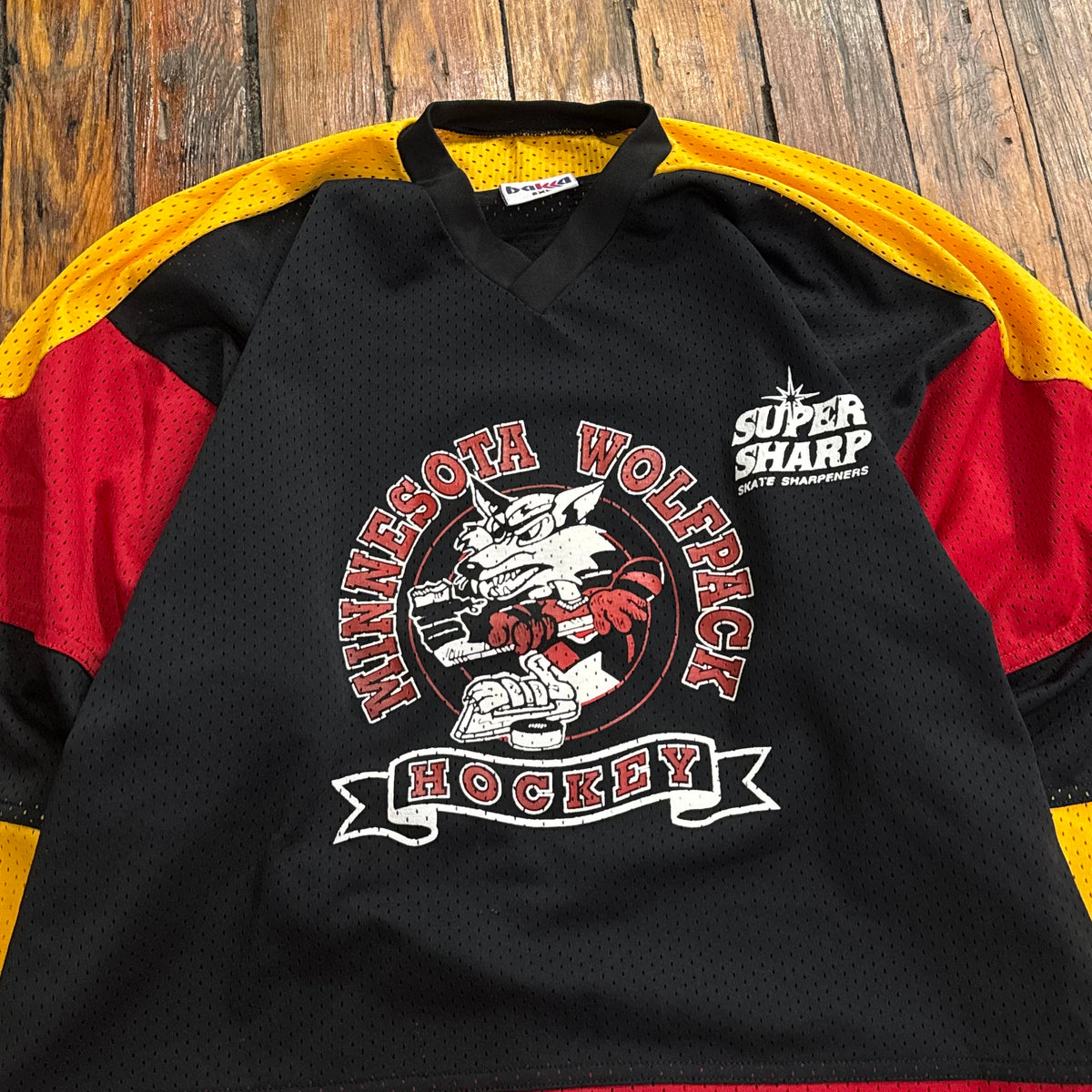 Vintage Minnesota WolfPack Hockey Jersey Sz XL