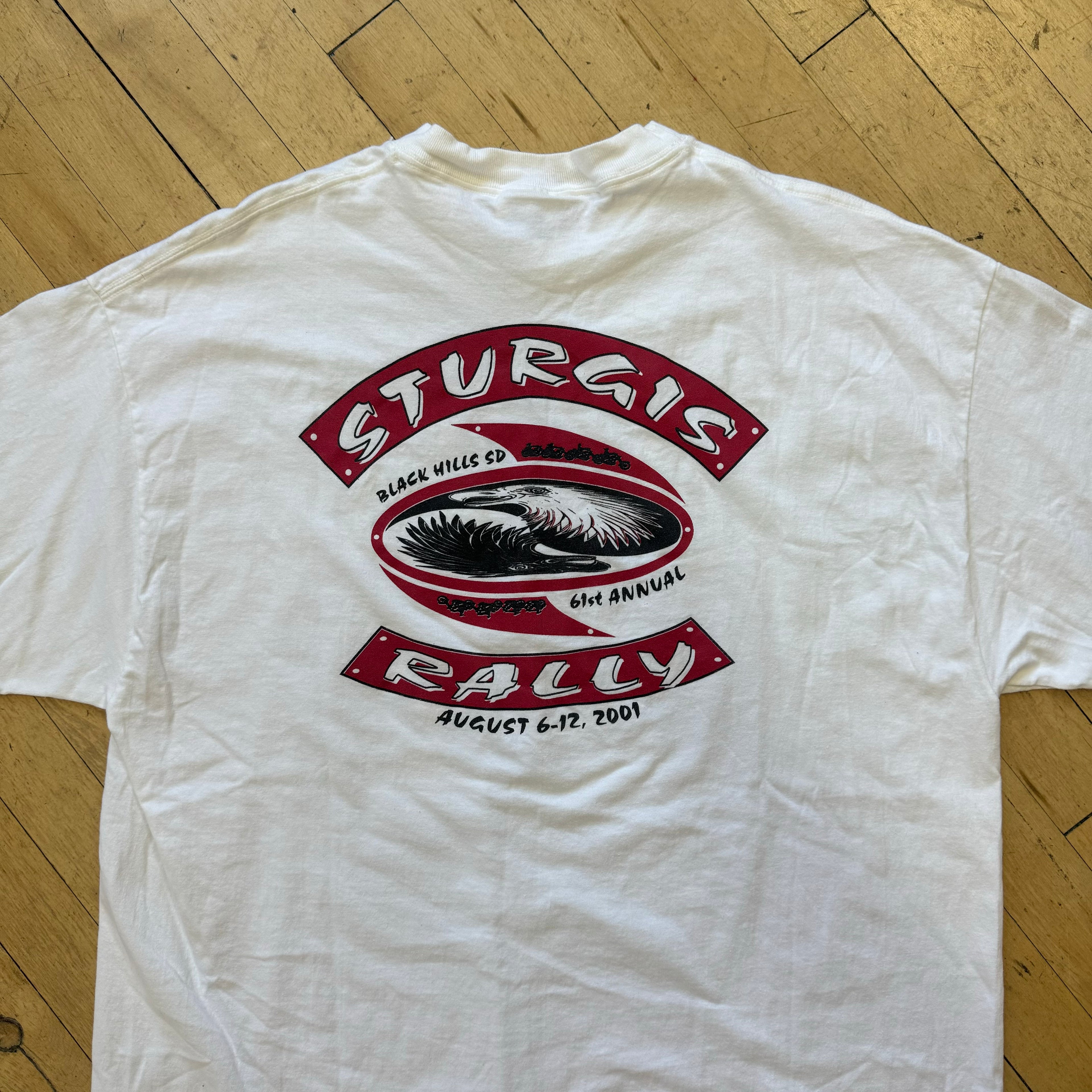 Vintage Black Hills Sturgis Rally T-shirt Sz XL