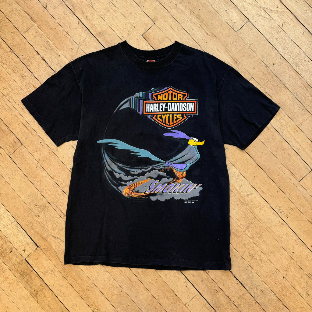 Vintage Harley Davidson Looney Tunes Roadrunner T Shirt Size L
