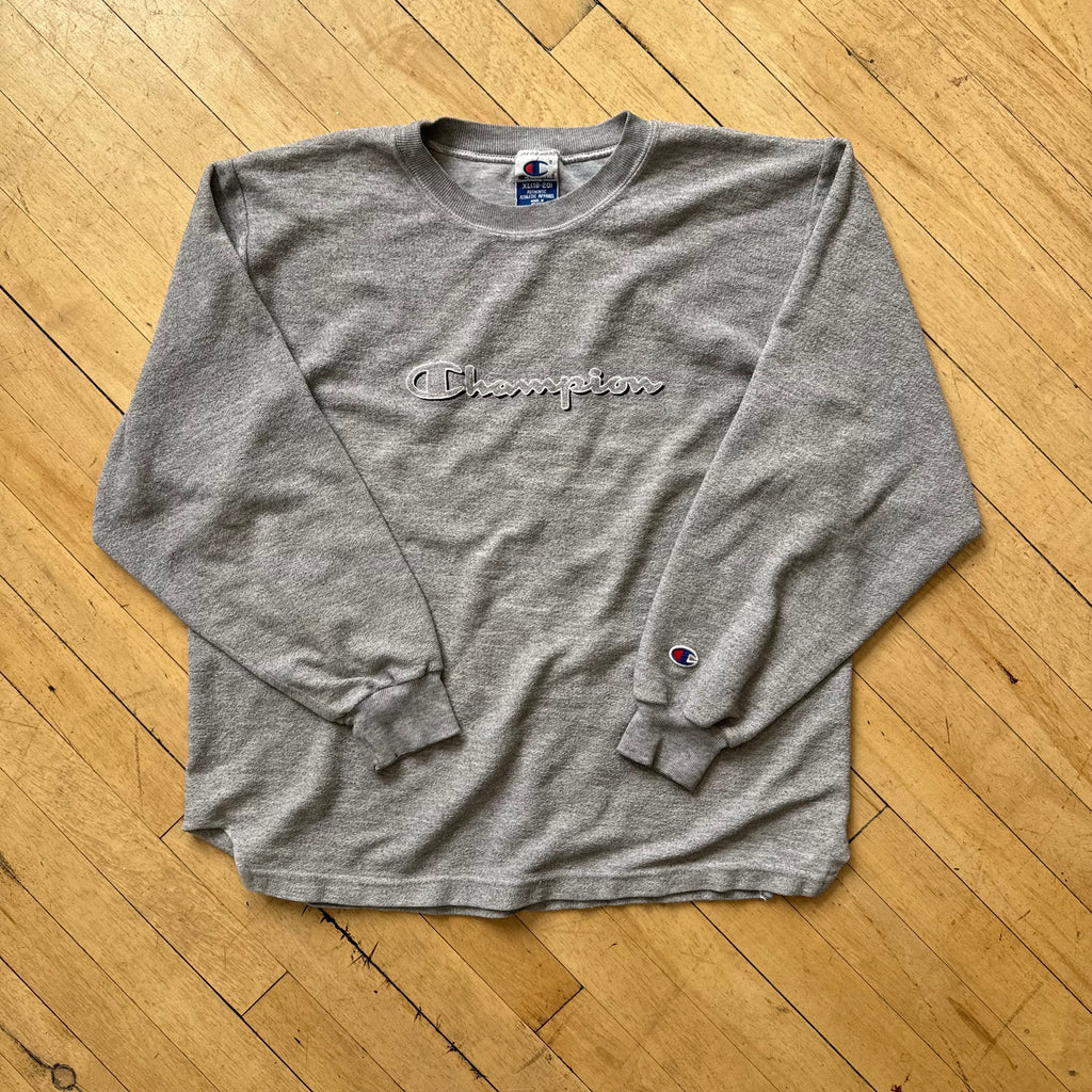 Vintage Champion SpellOut CrewNeck Sz S