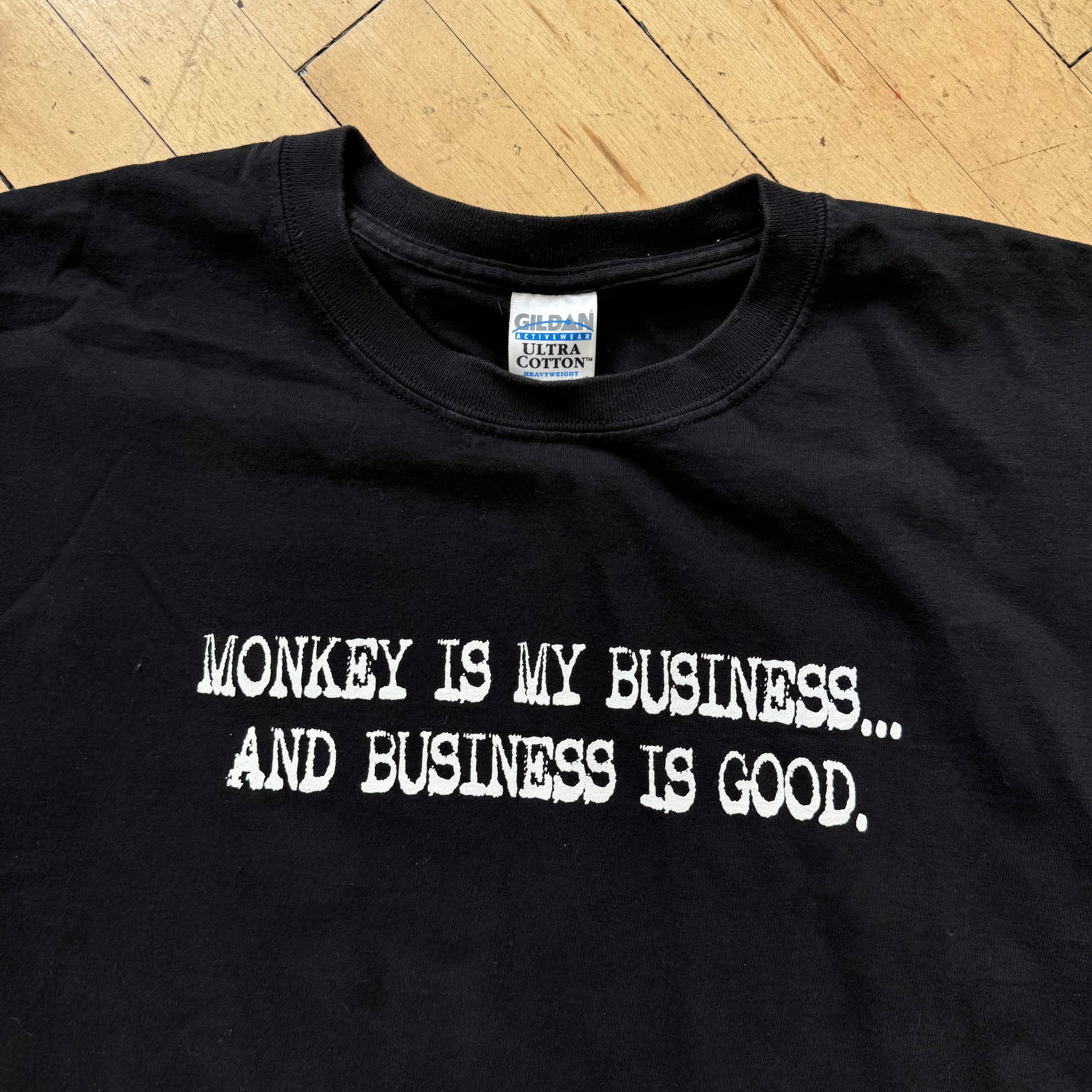 Vintage Monkey Is my Business T-shirt Sz XL