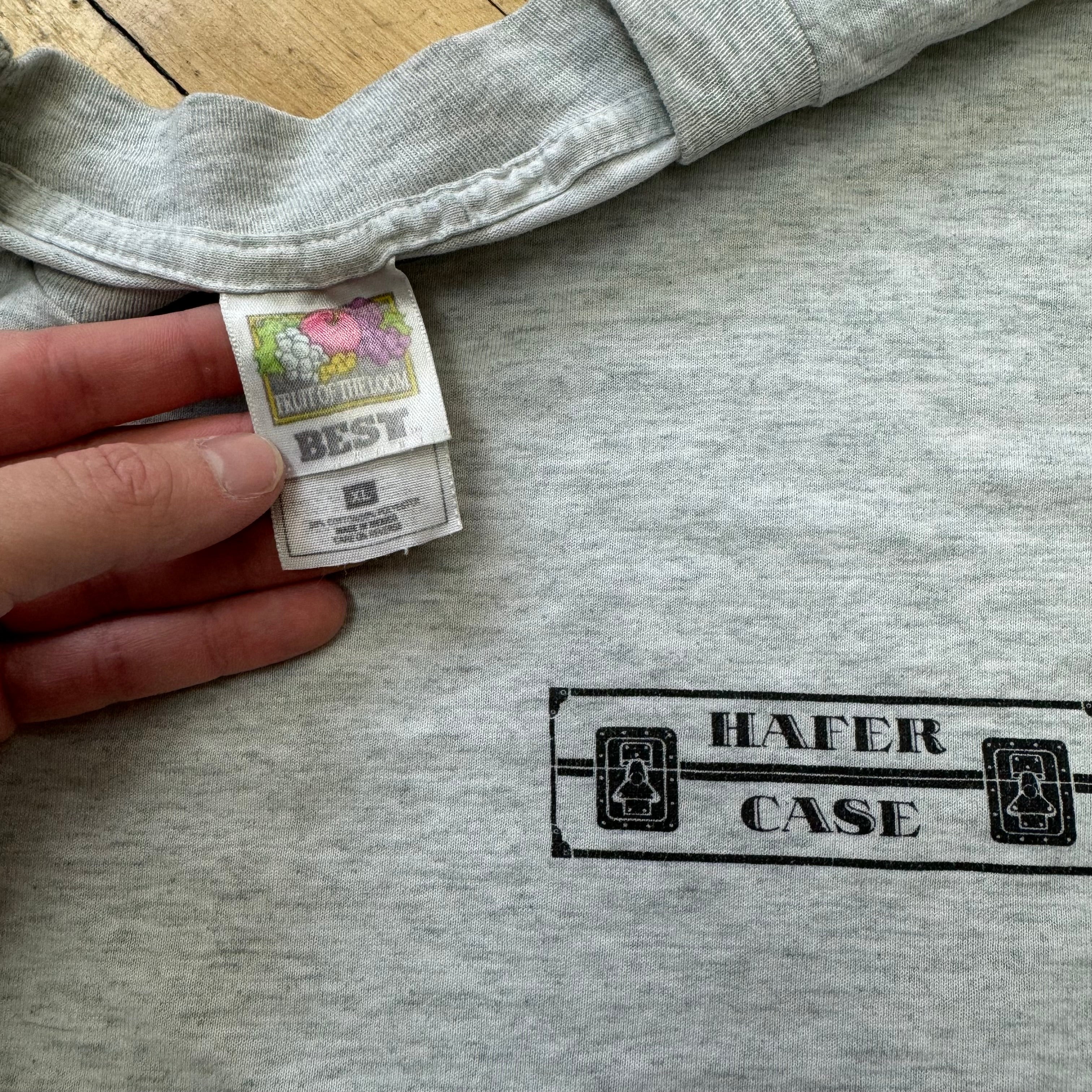 Vintage HAFER Case T-shirt Sz XL