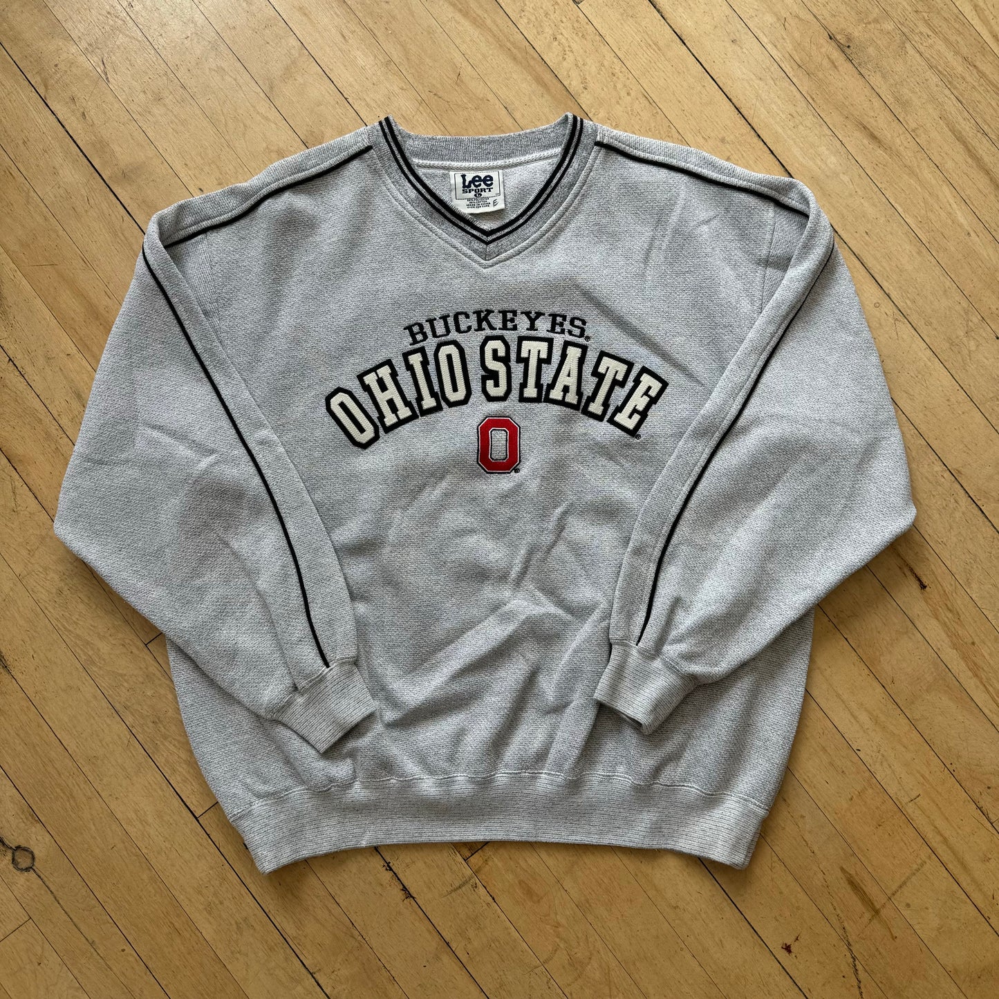 Vintage Ohio State Buckeyes SpellOut CrewNeck Sz L