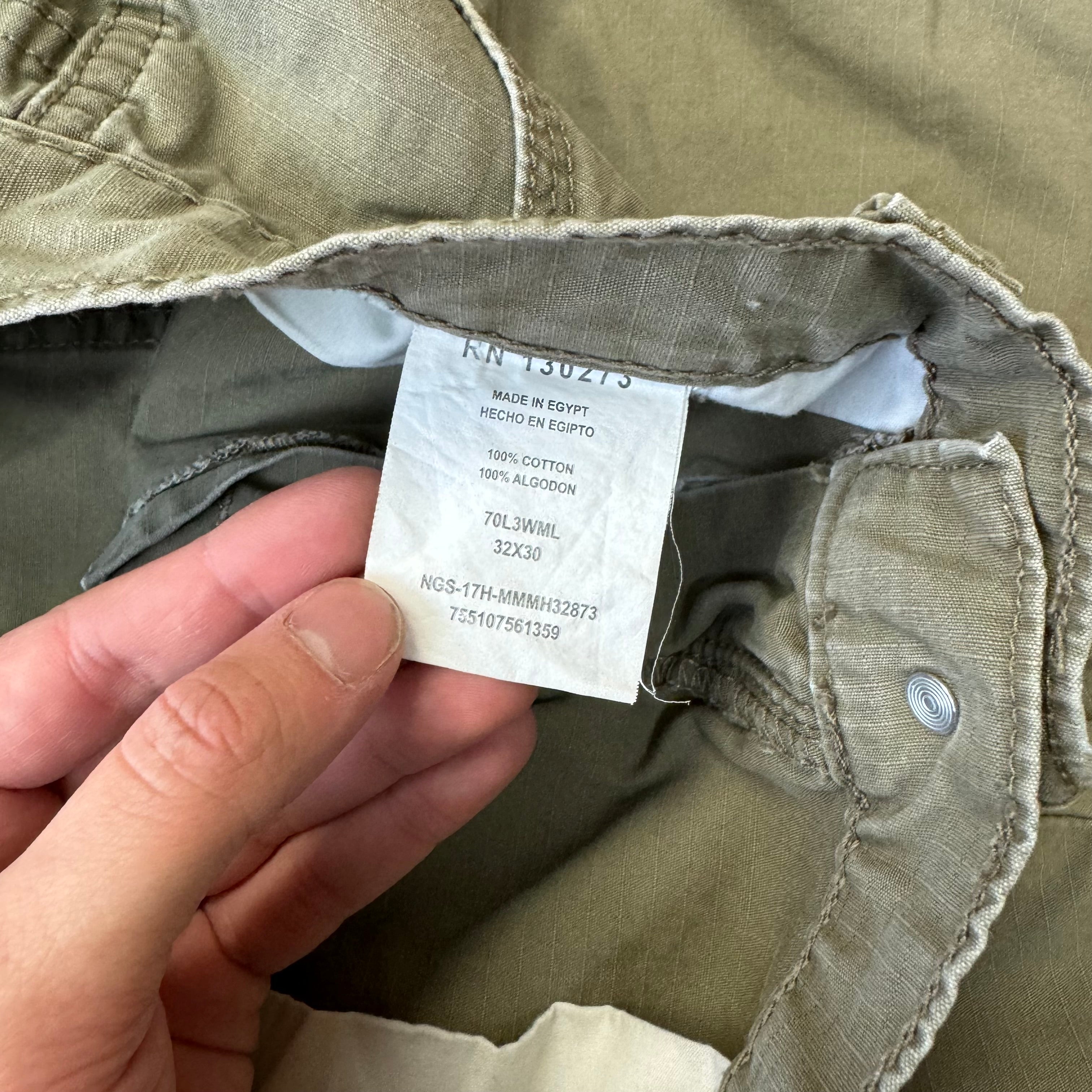 Vintage Wrangler Cargo Kahki pants Sz 32x30