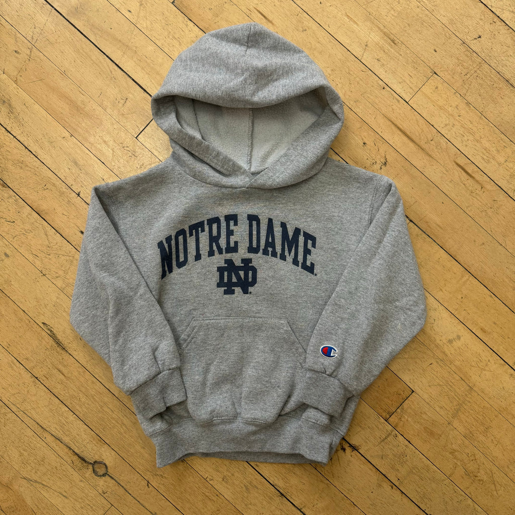 Vintage Champion Notre Dame Hoodie Sz 4-5