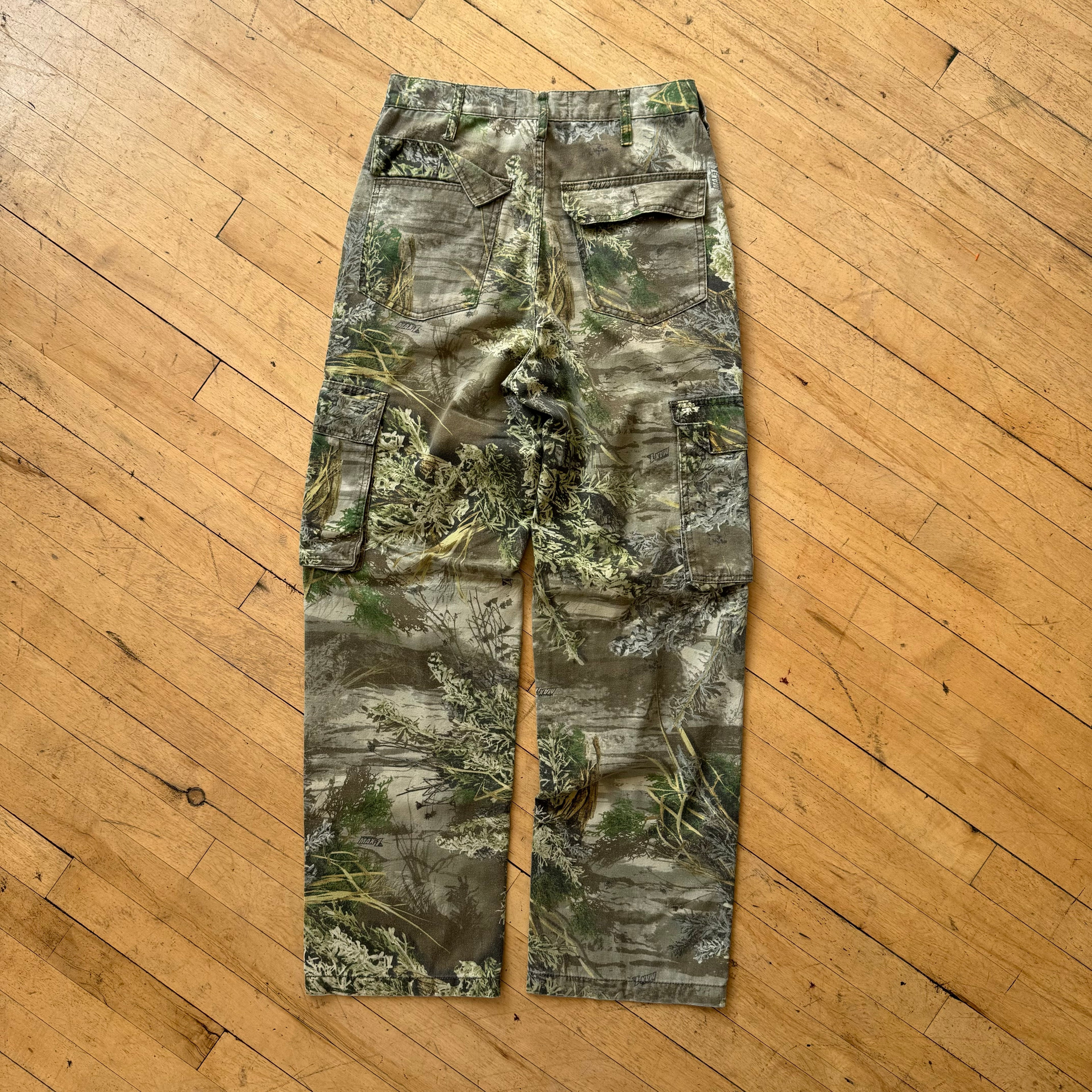 Vintage RealTree Camo Cargo Khaki Pants Sz 28