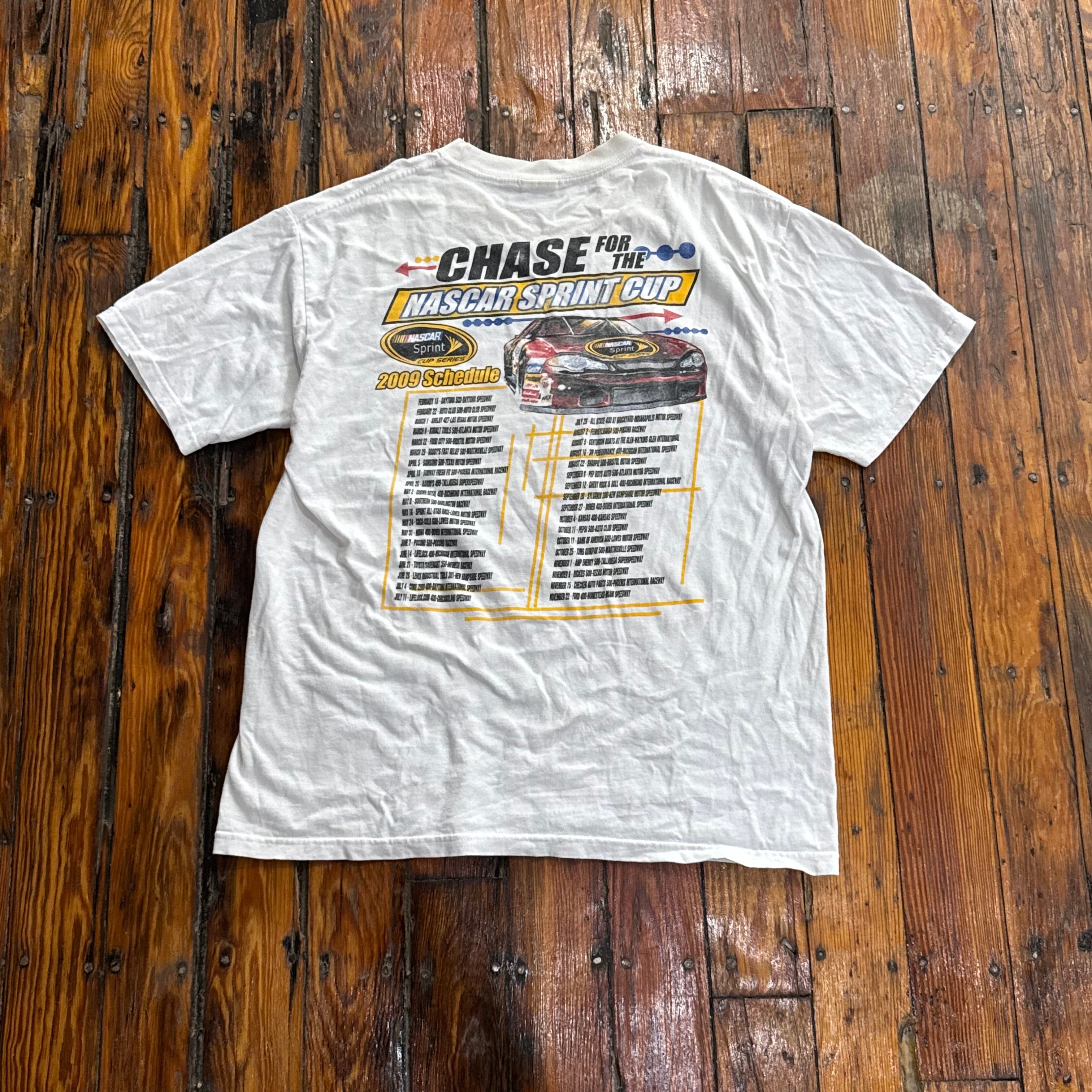 Y2K Las Vegas Nascar T-shirt Sz L