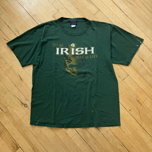 Vintage Thrashed Notre Dame T-shirt Sz XL