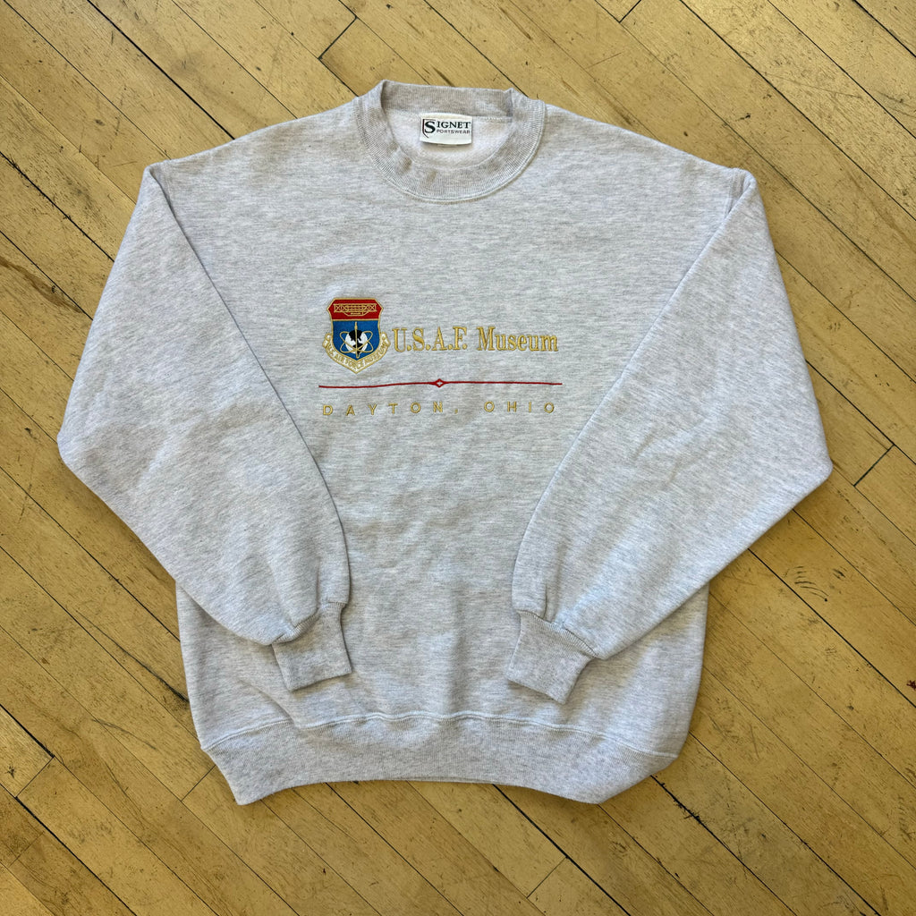 Vintage USAF Museum CrewNeck Sz L