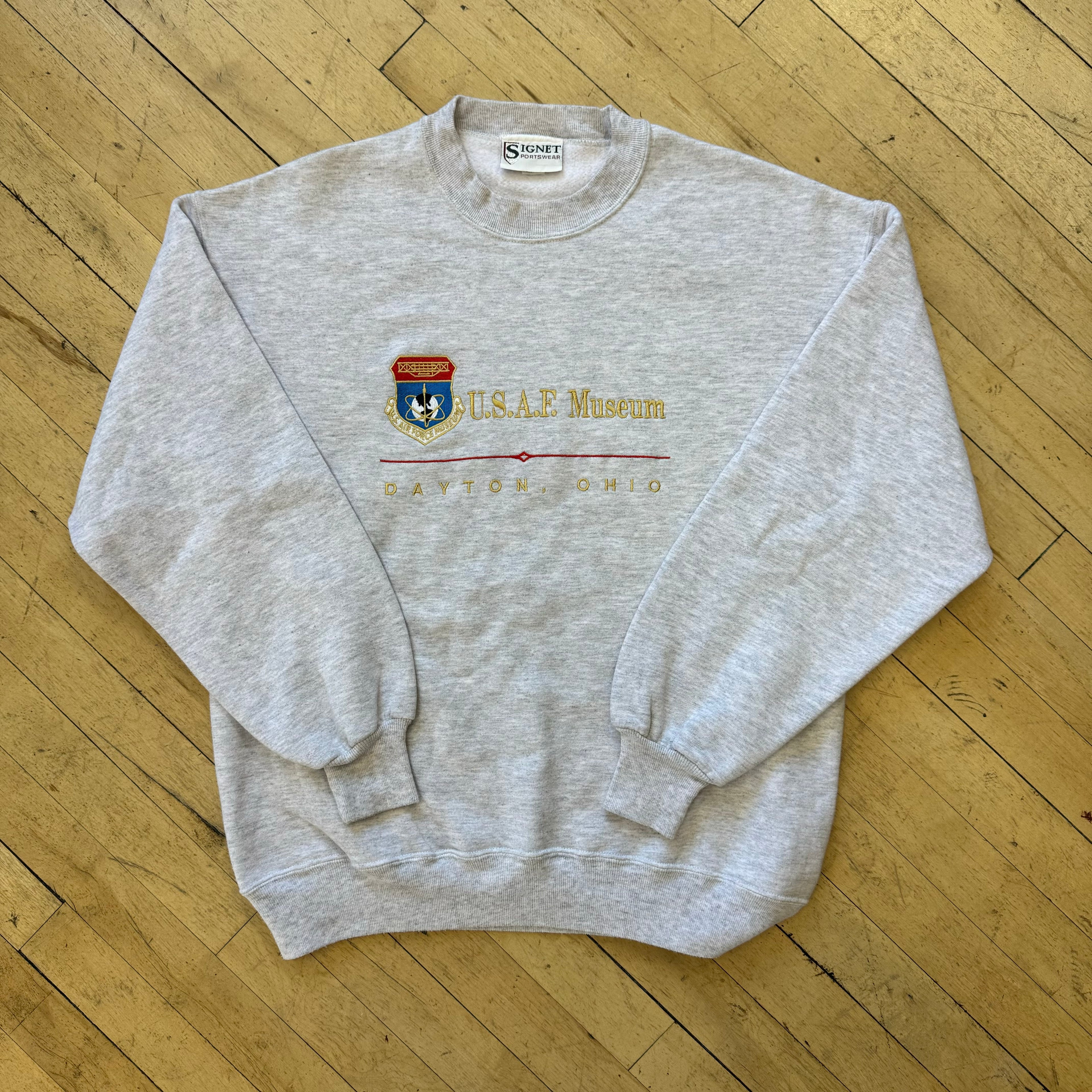 Vintage USAF Museum CrewNeck Sz L