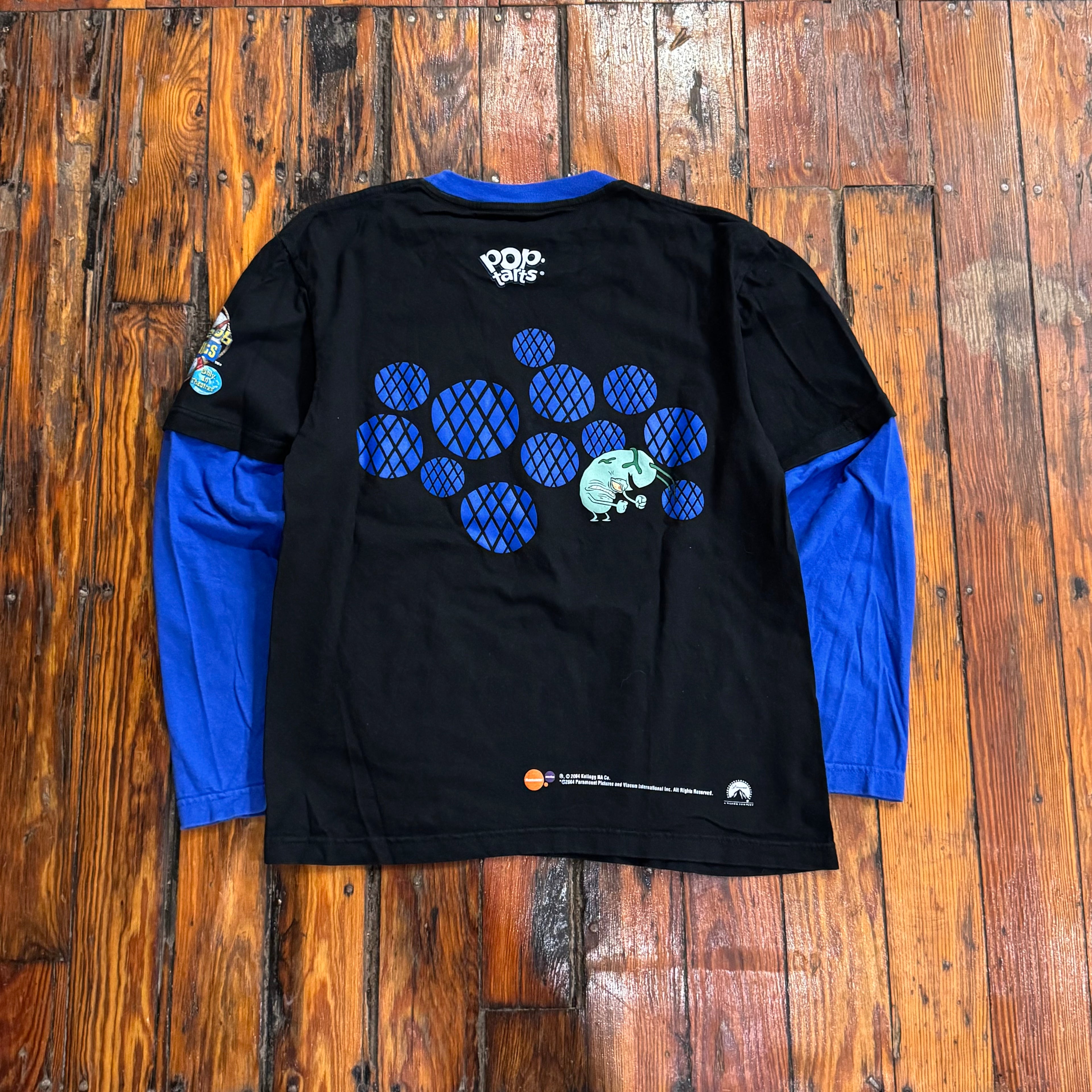 Y2K SpongeBob X Pop Tarts Long Sleeve T-shirt Sz S