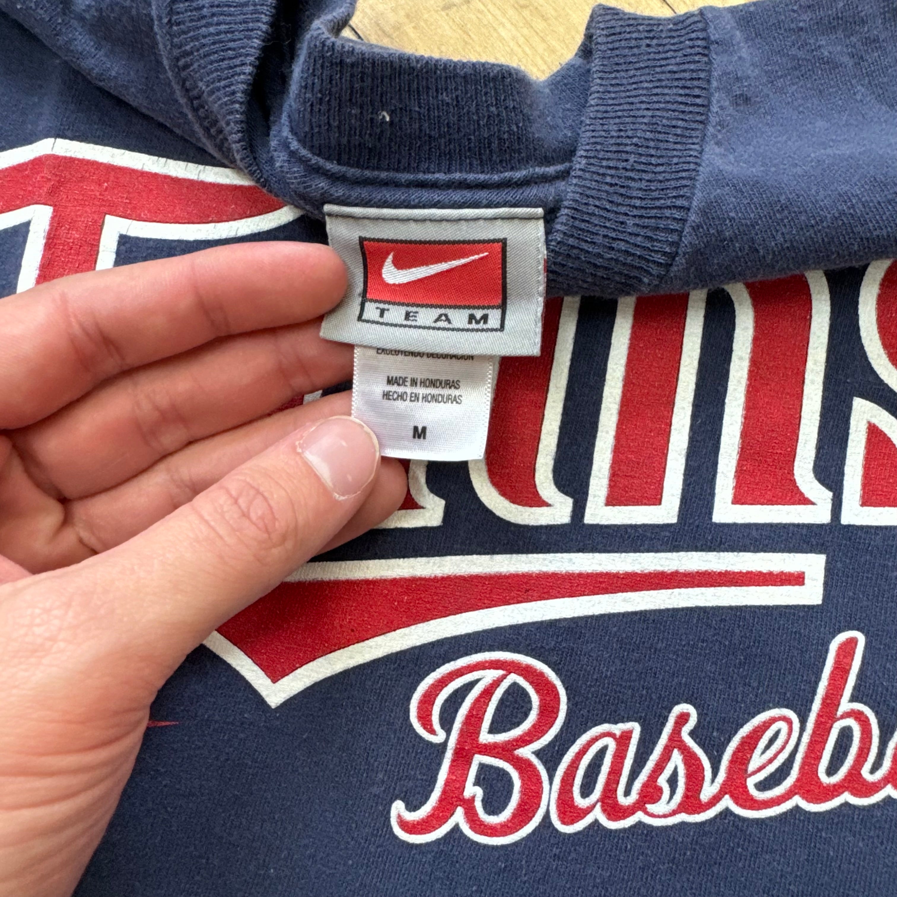 Vintage Nike Minnesota Twins T-shirt Sz YTH M