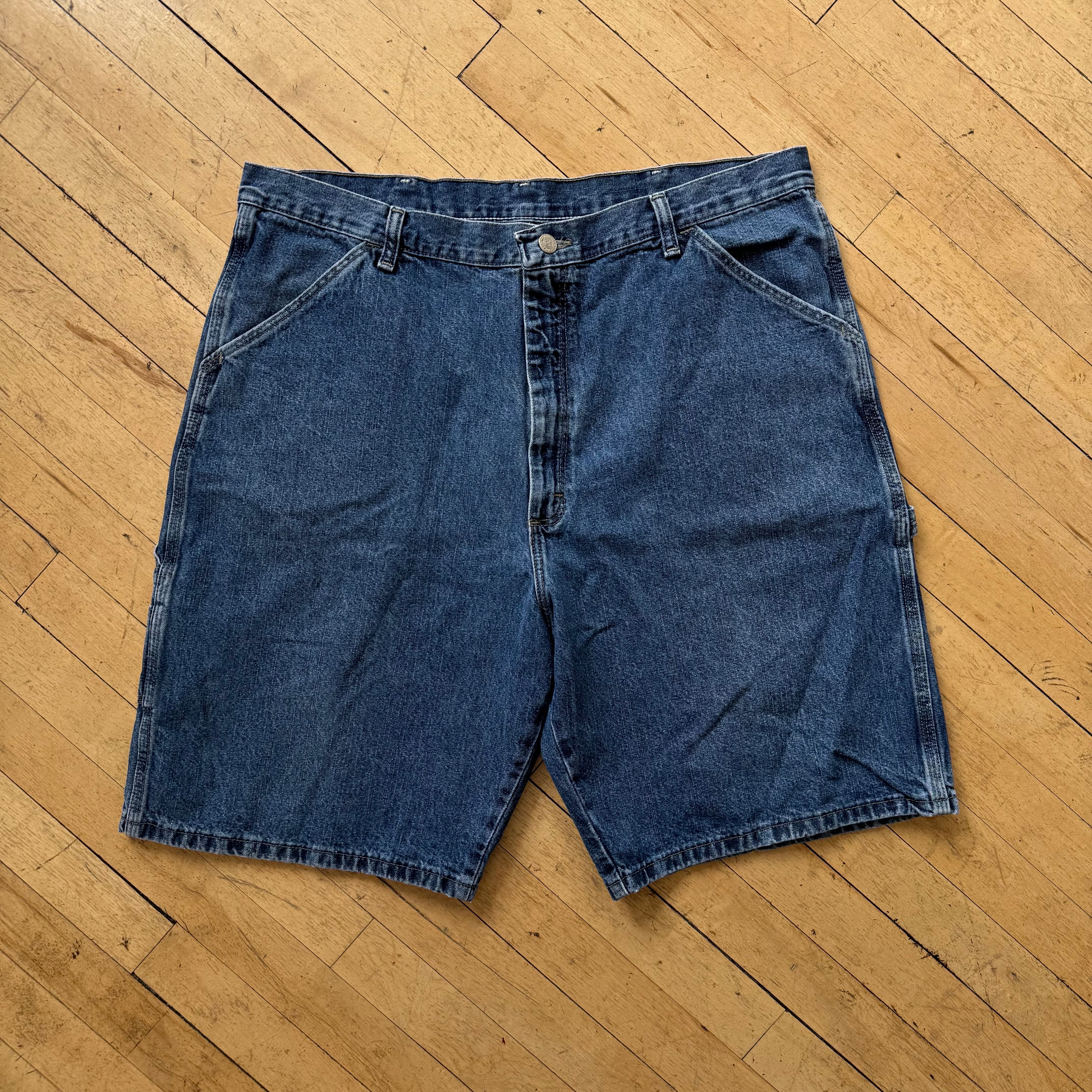 Vintage Wrangler Carpenter Denim Jean Shorts Sz 38