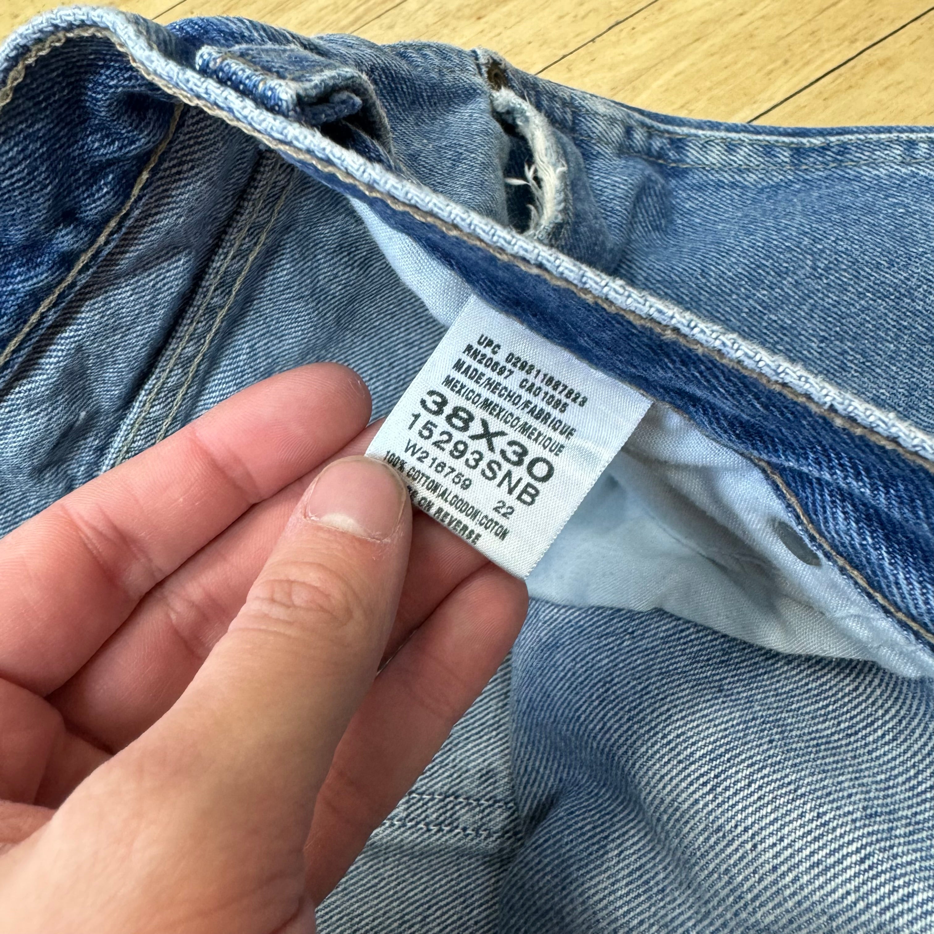 Vintage Dickies Double Knee Denim Jeans Sz 38x30