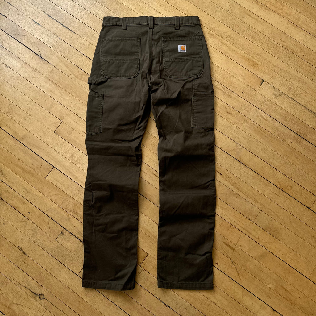 Brown Carhartt Flex Khaki Pants Sz 34x34