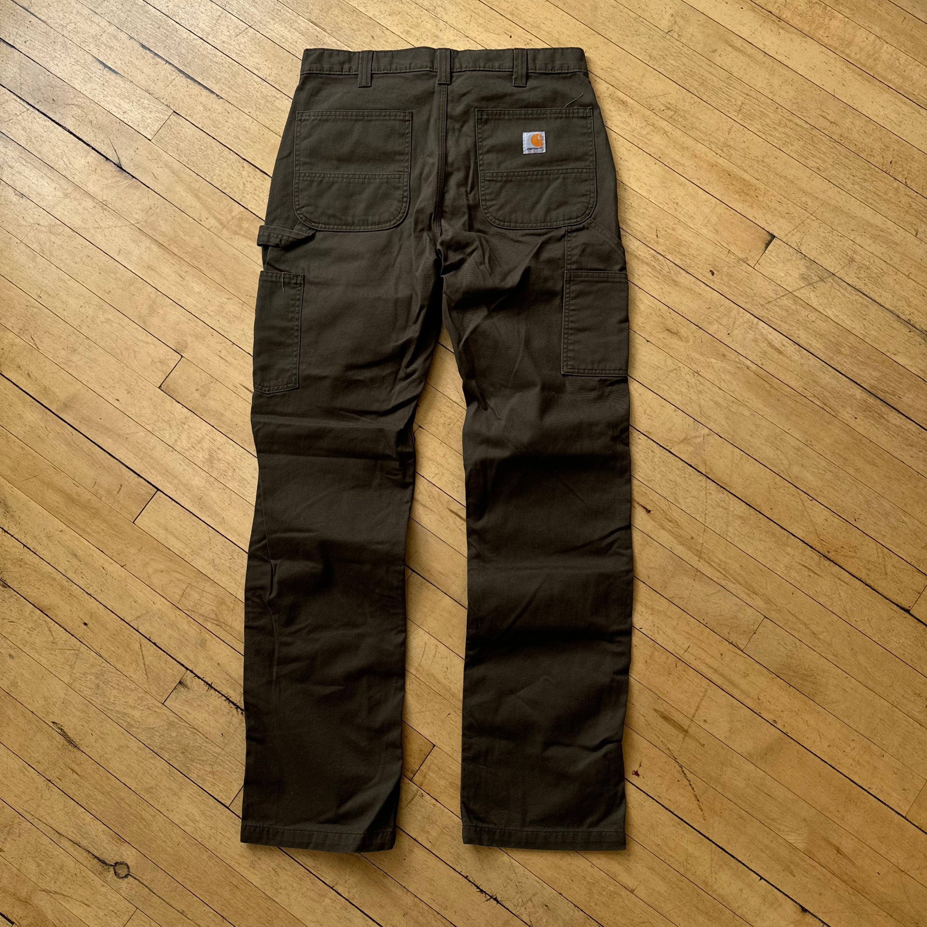 Brown Carhartt Flex Khaki Pants Sz 34x34
