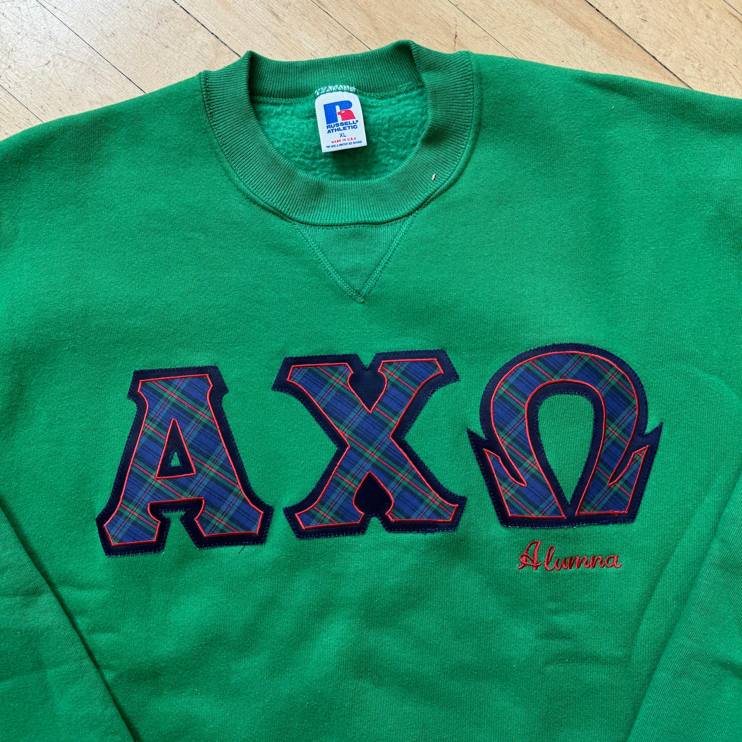 Vintage Russell Alumni Crewneck Sz L