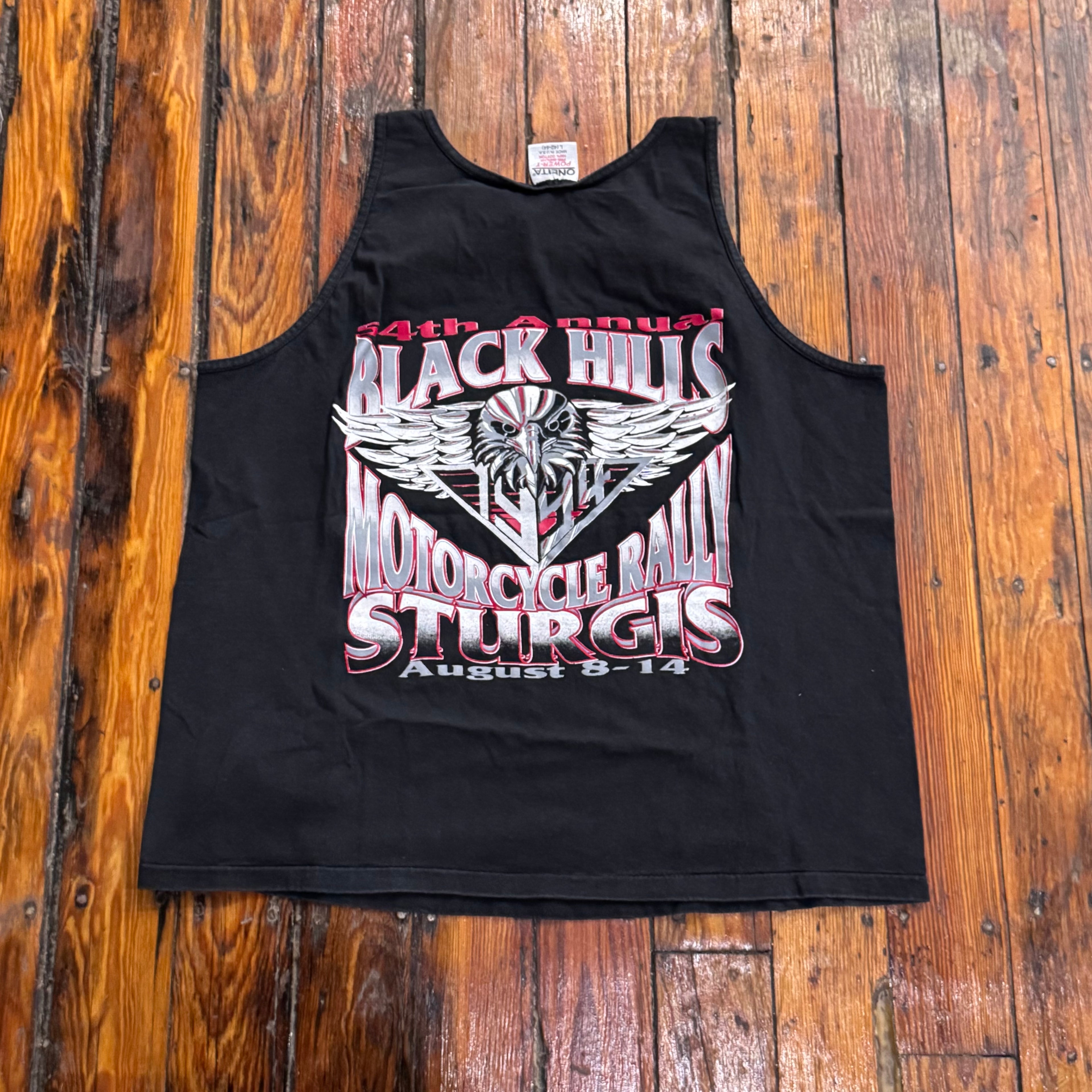 Vintage Sturgis TankTop T-shirt Sz L