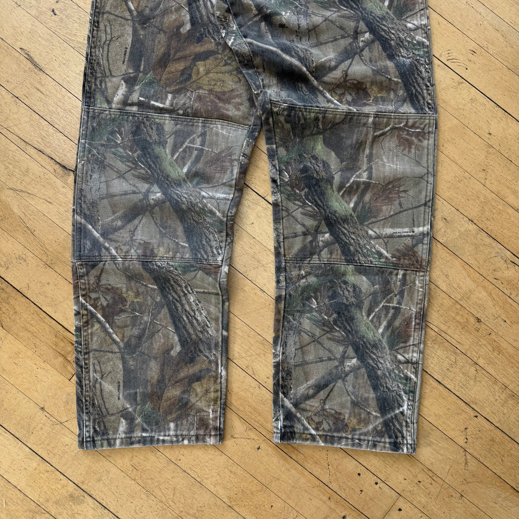 Vintage Wrangler Camo Denim Double Knee Jeans Sz 32x34
