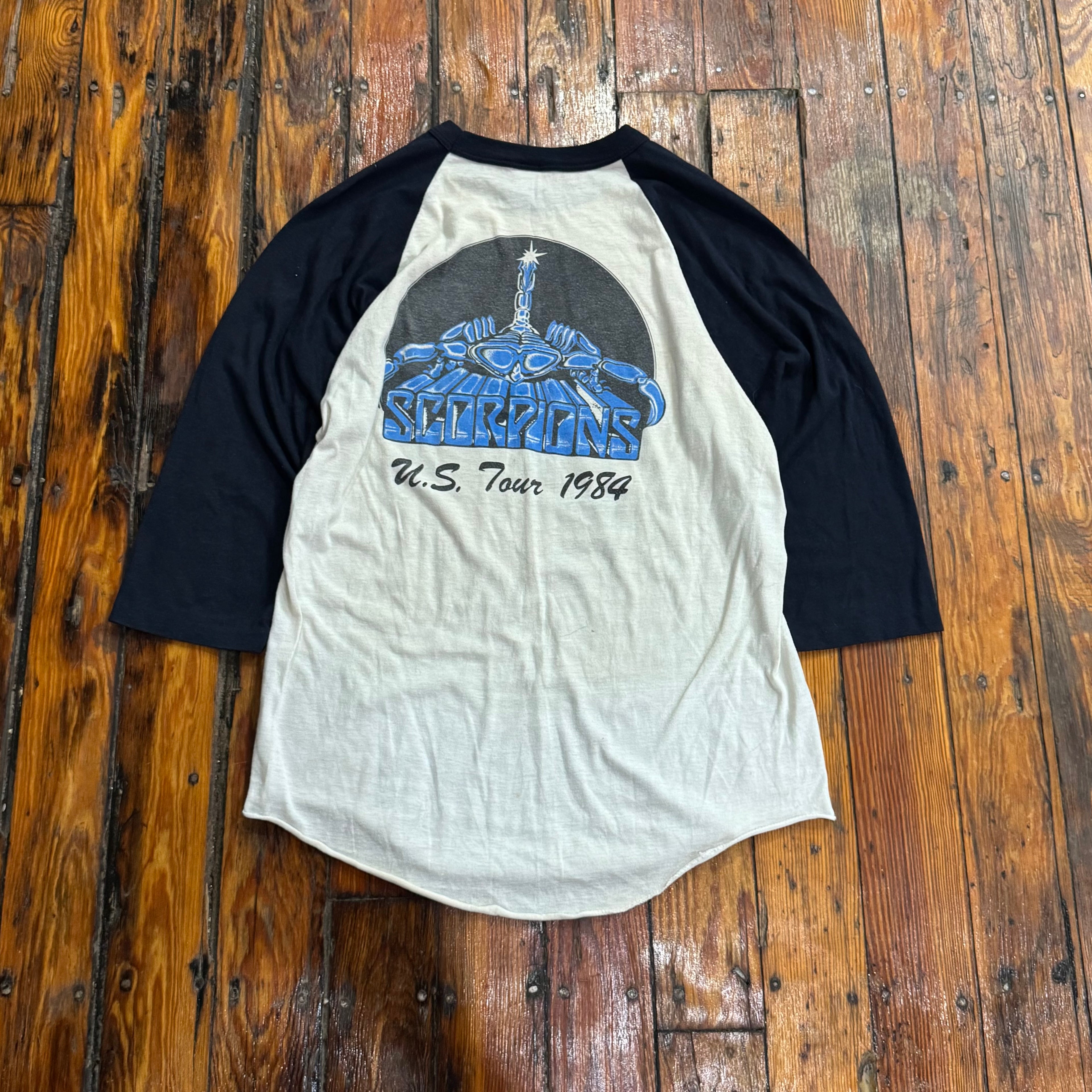 Vintage Scorpions Raglan Band T-shirt Sz L