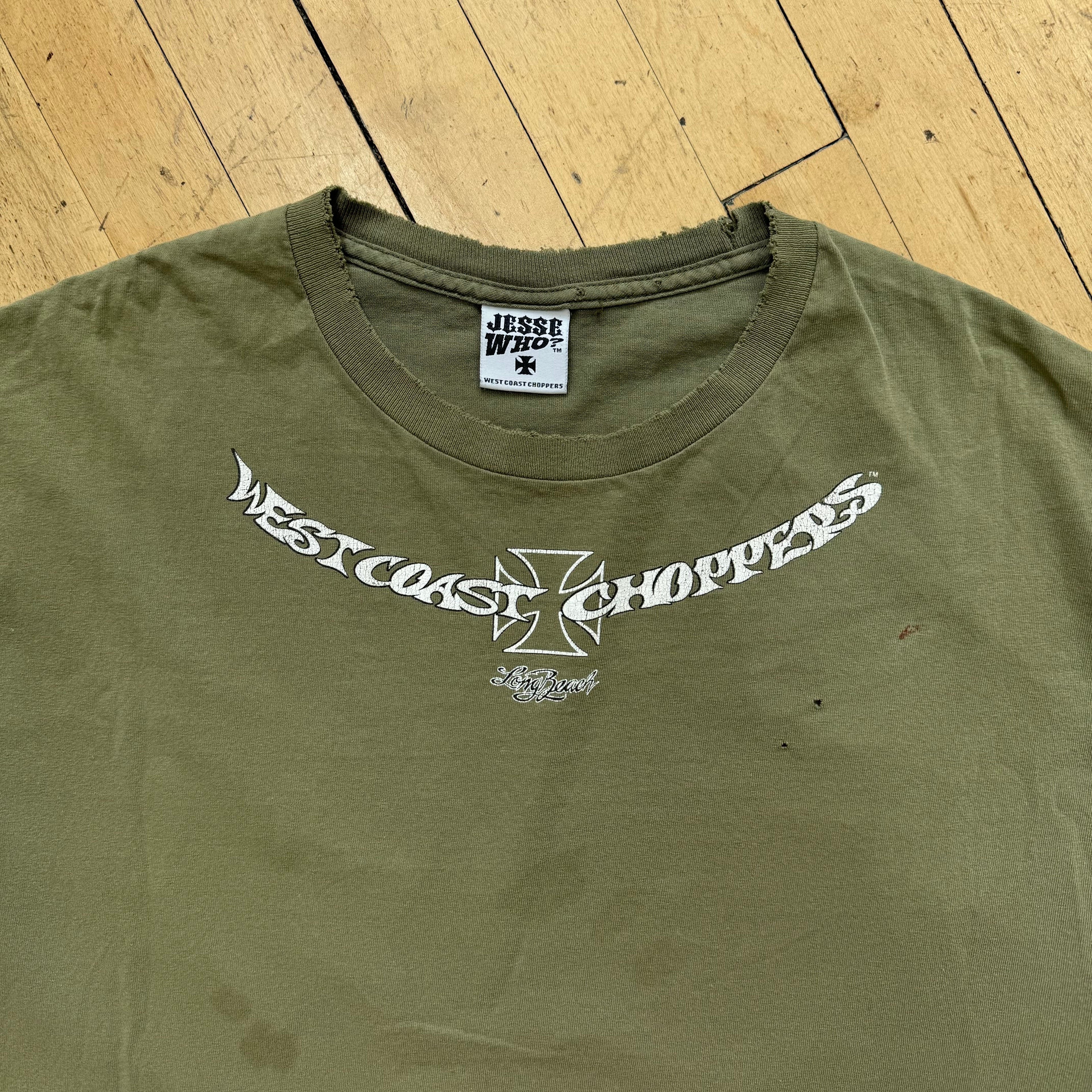 Vintage Faded West Coast Choppers T-shirt Sz XL