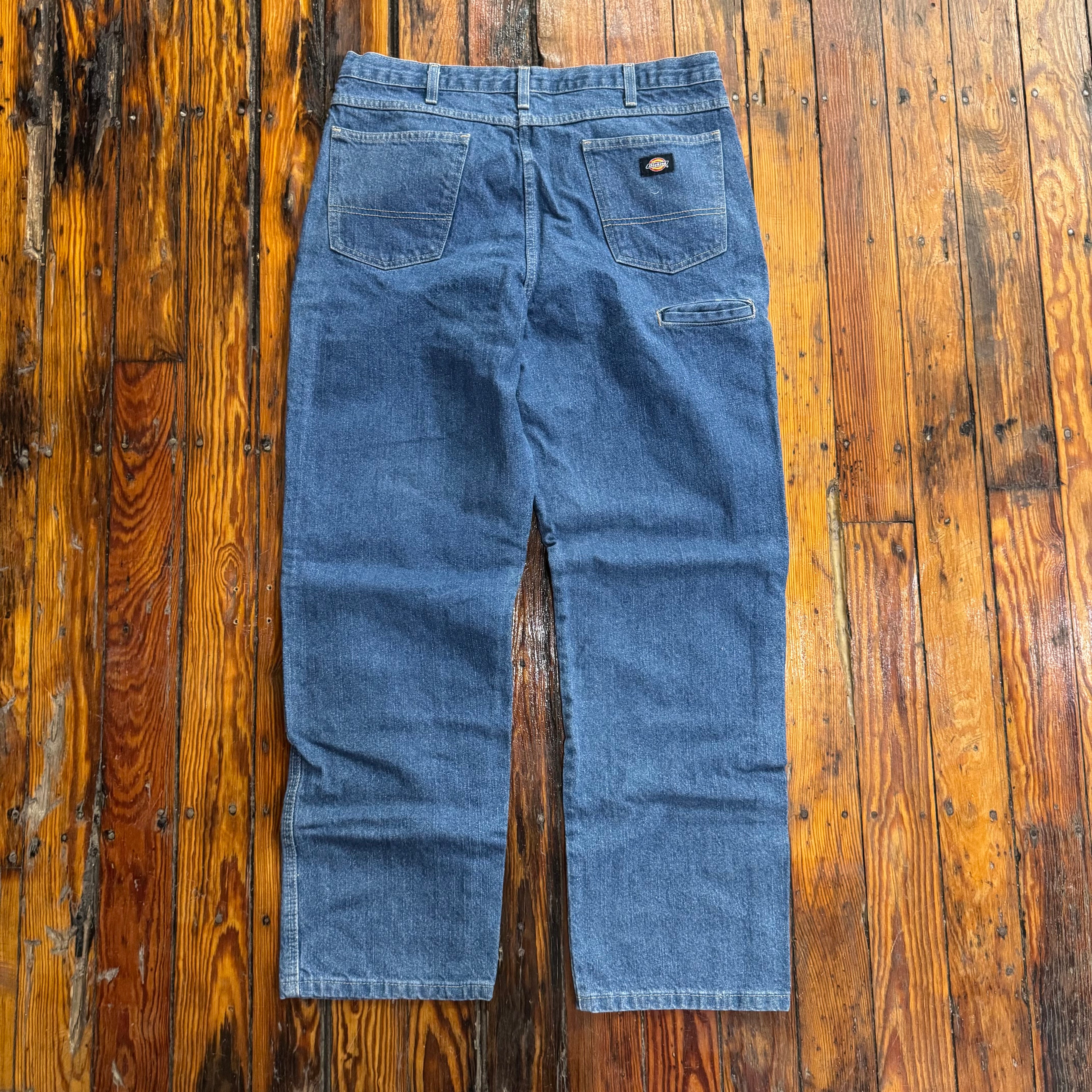 Vintage Dickies Dounle Knee Denim Jeans Sz 36x32