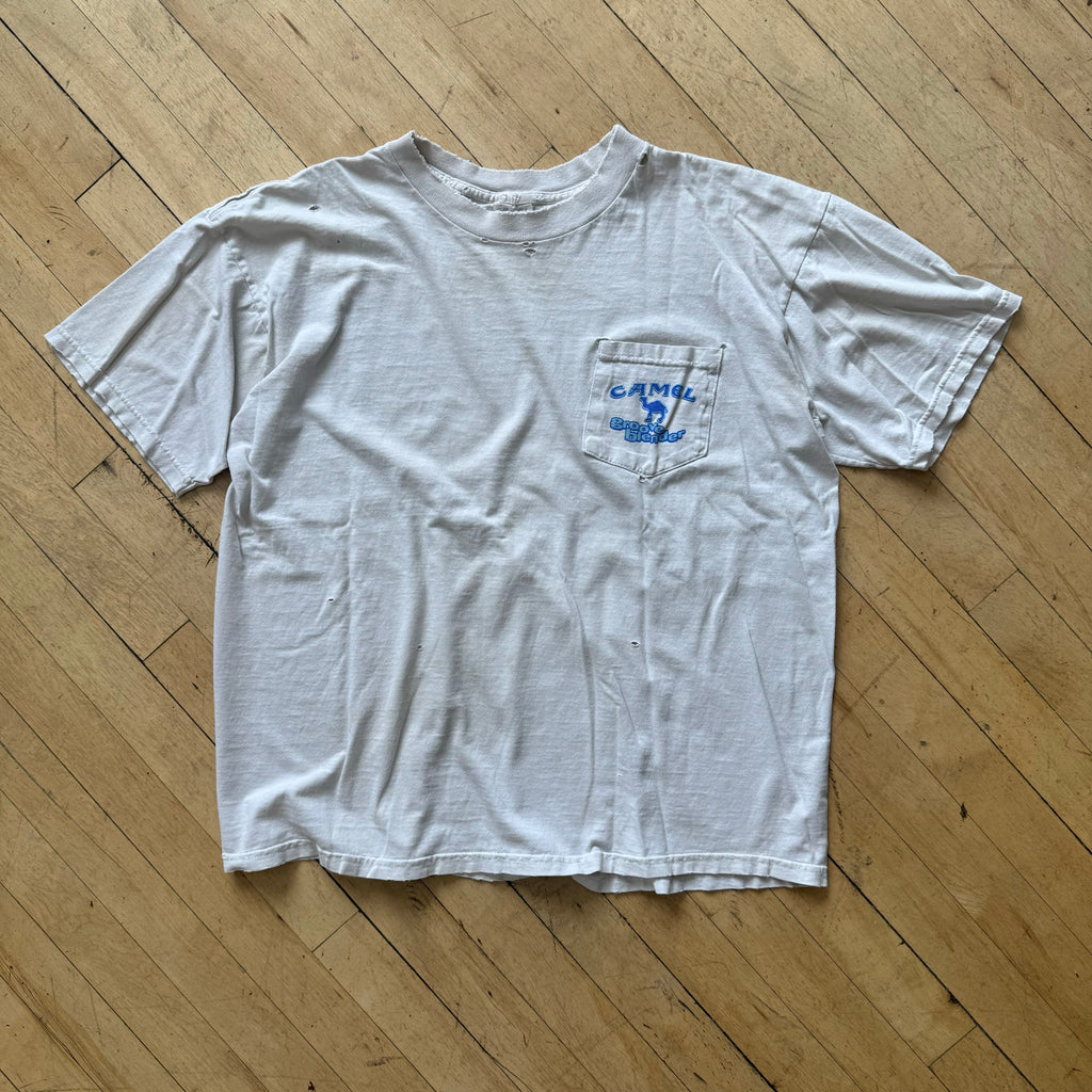 Vintage Thrashed Camel Joe Casino T-shirt Sz M