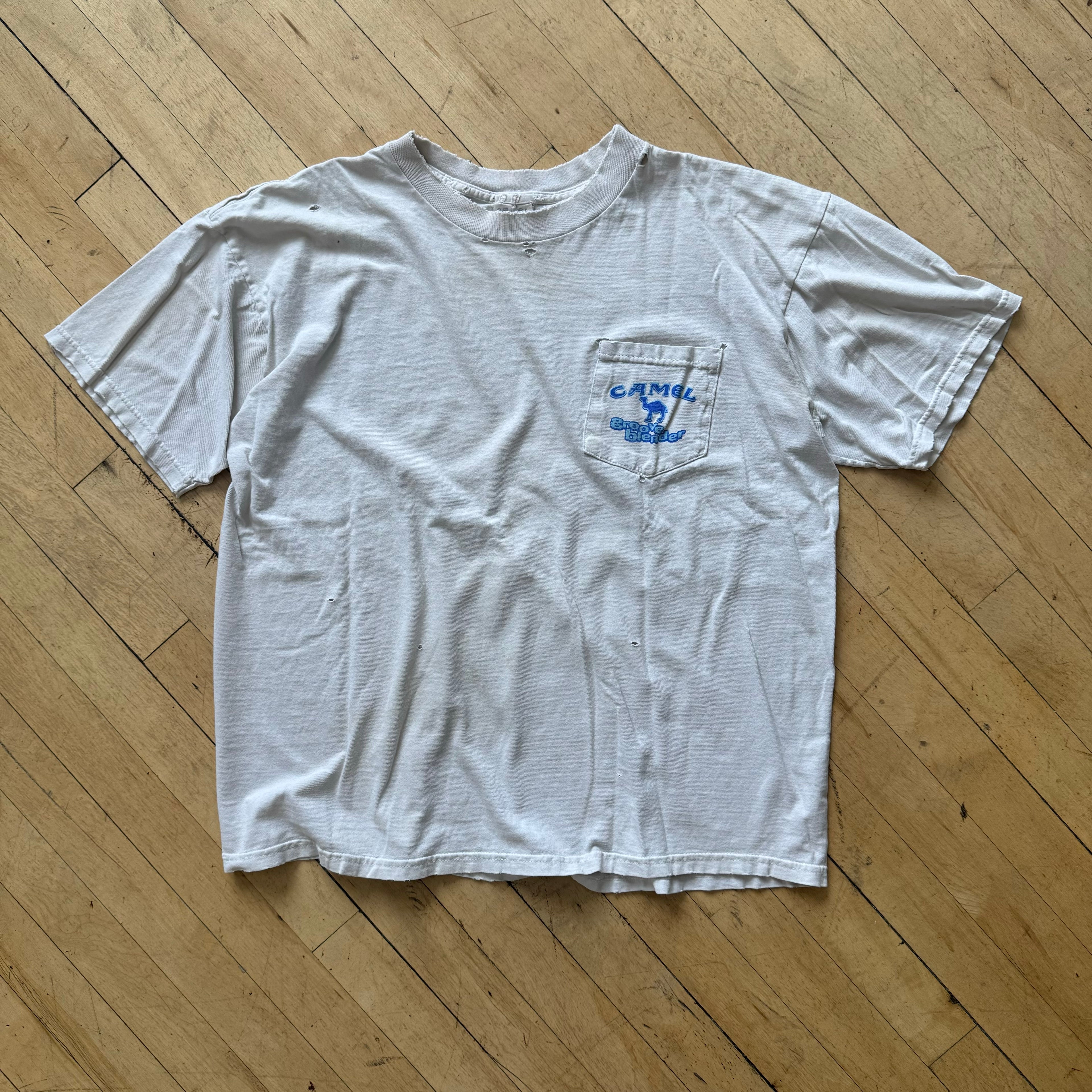 Vintage Thrashed Camel Joe Casino T-shirt Sz M