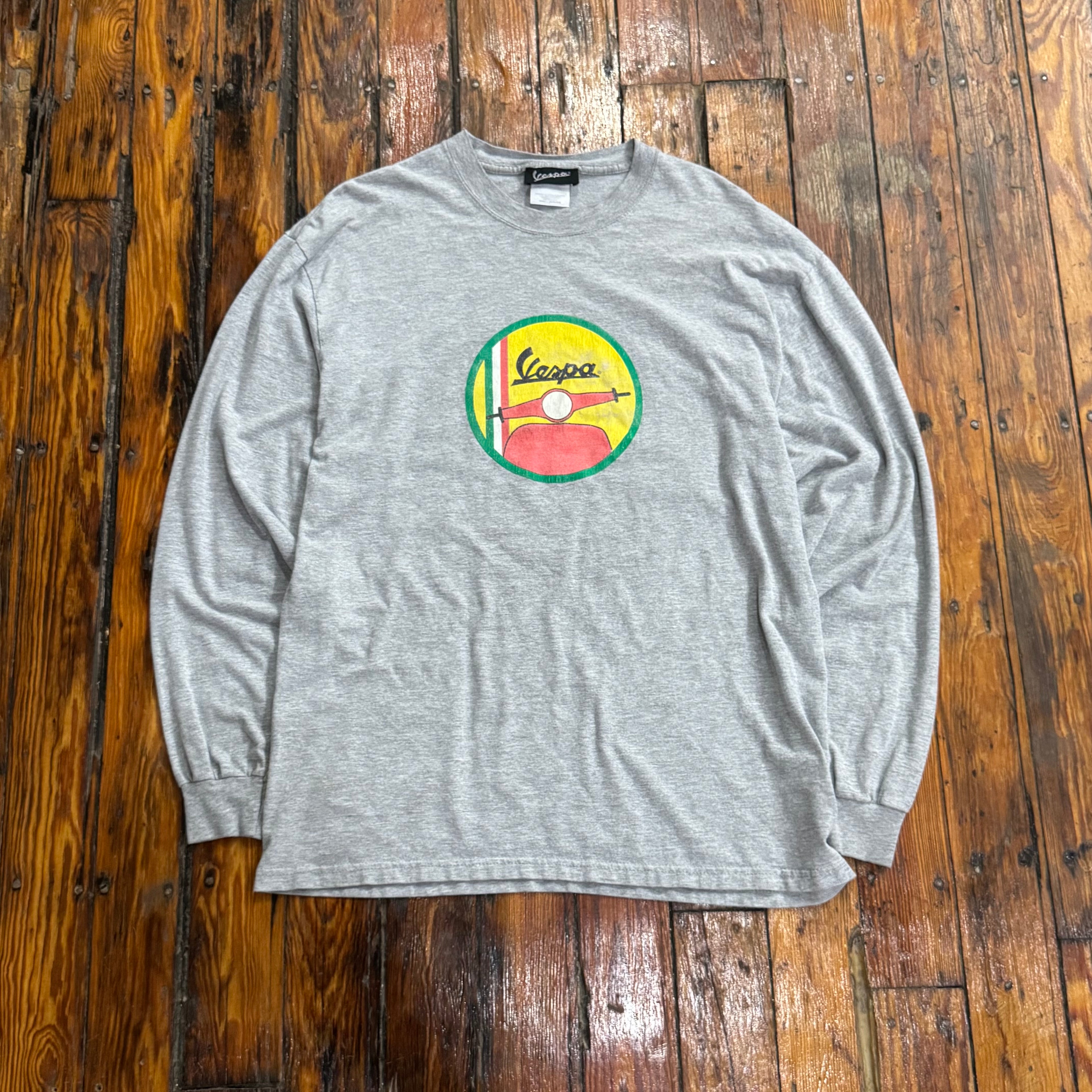Vintage Vespa Moped T-shirt Sz L