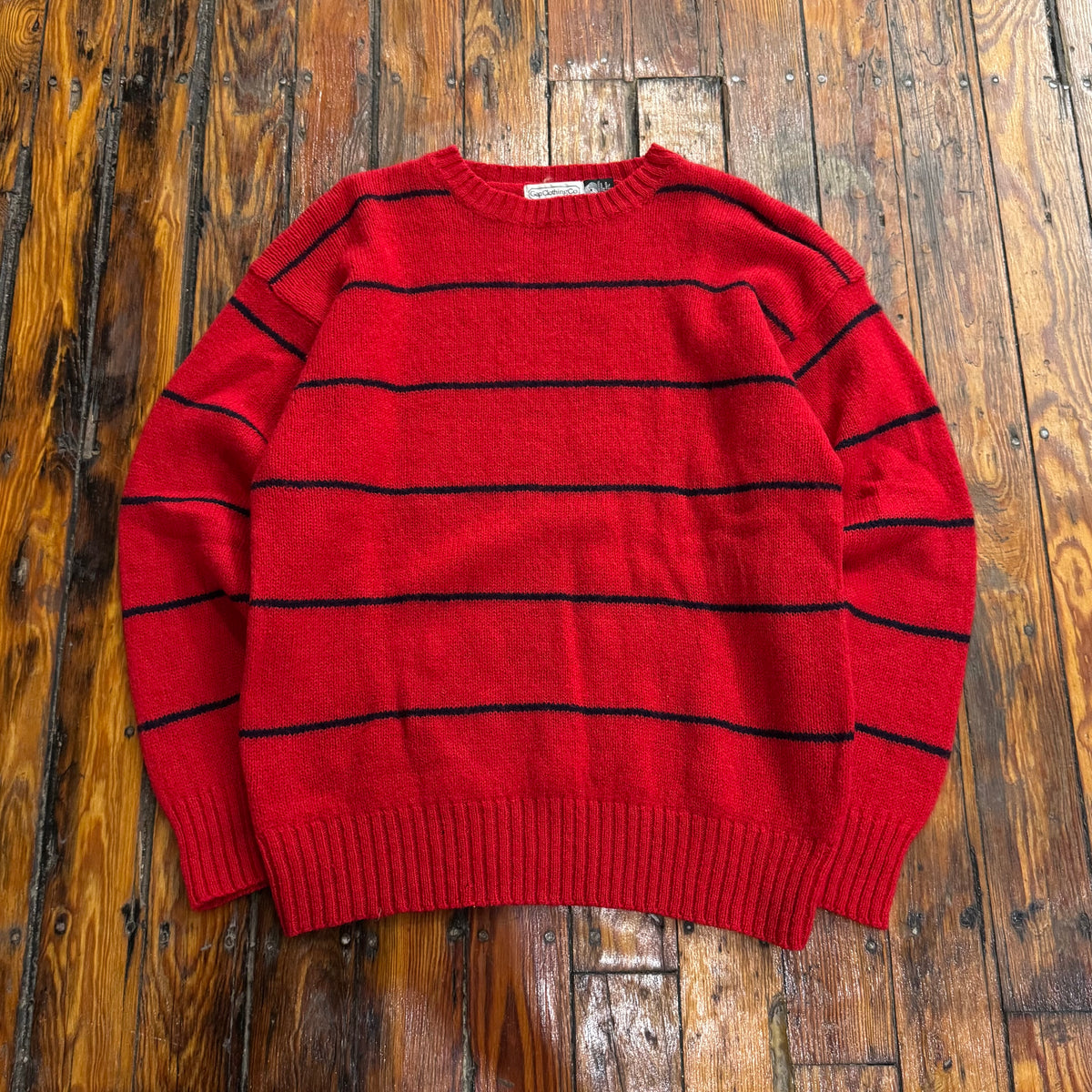 Vintage Gap Striped Knit Sweater Sz L