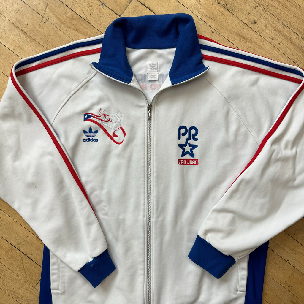 Vintage Adidas Puerto Rico Basketball Jacket Sz XL