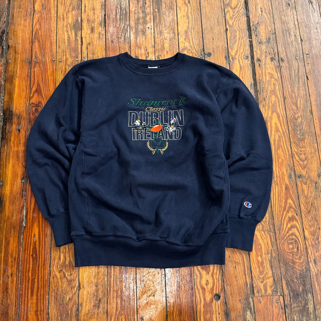 Vintage Notre Dame Dublin Classic Crewneck Sz XL