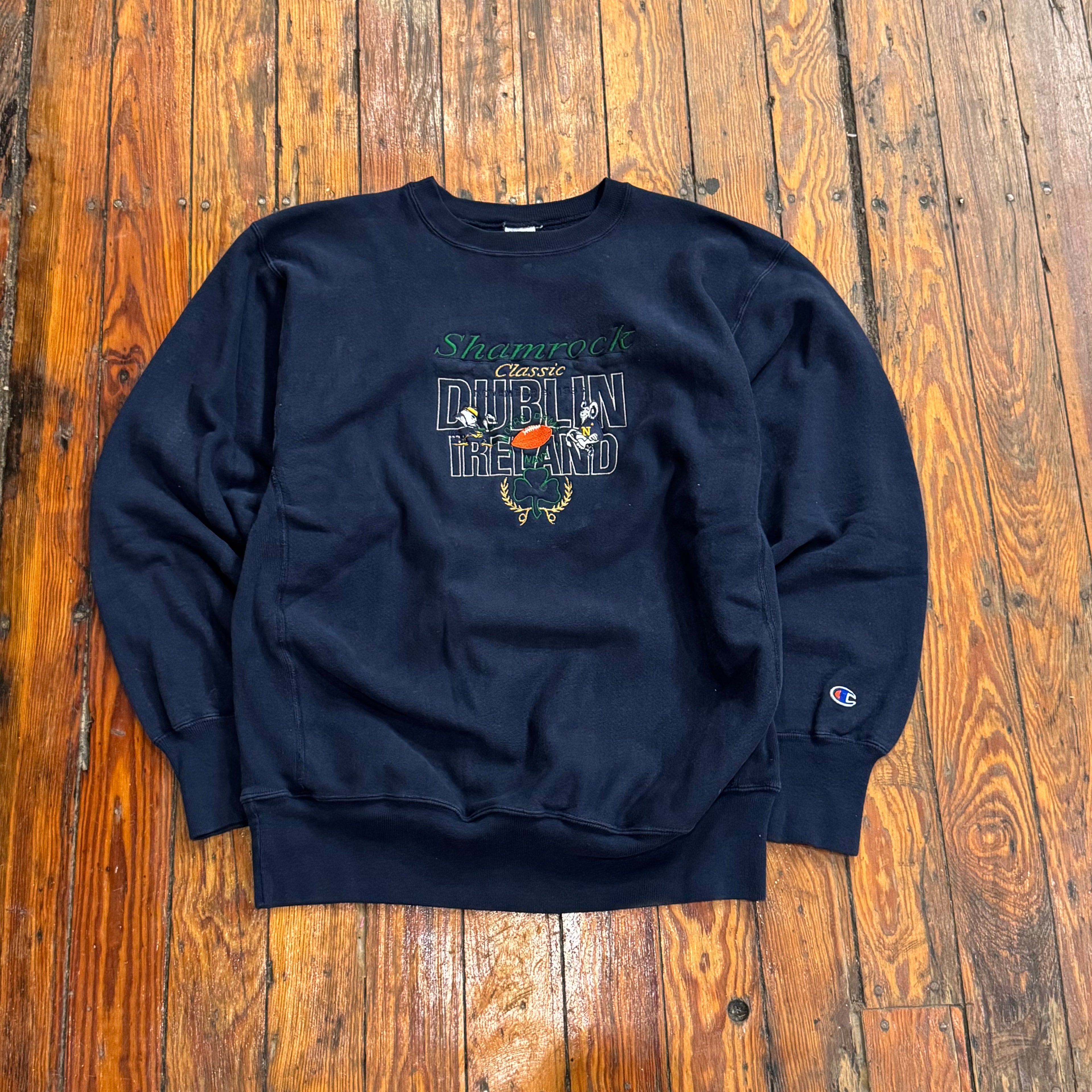 Vintage Notre Dame Dublin Classic Crewneck Sz XL