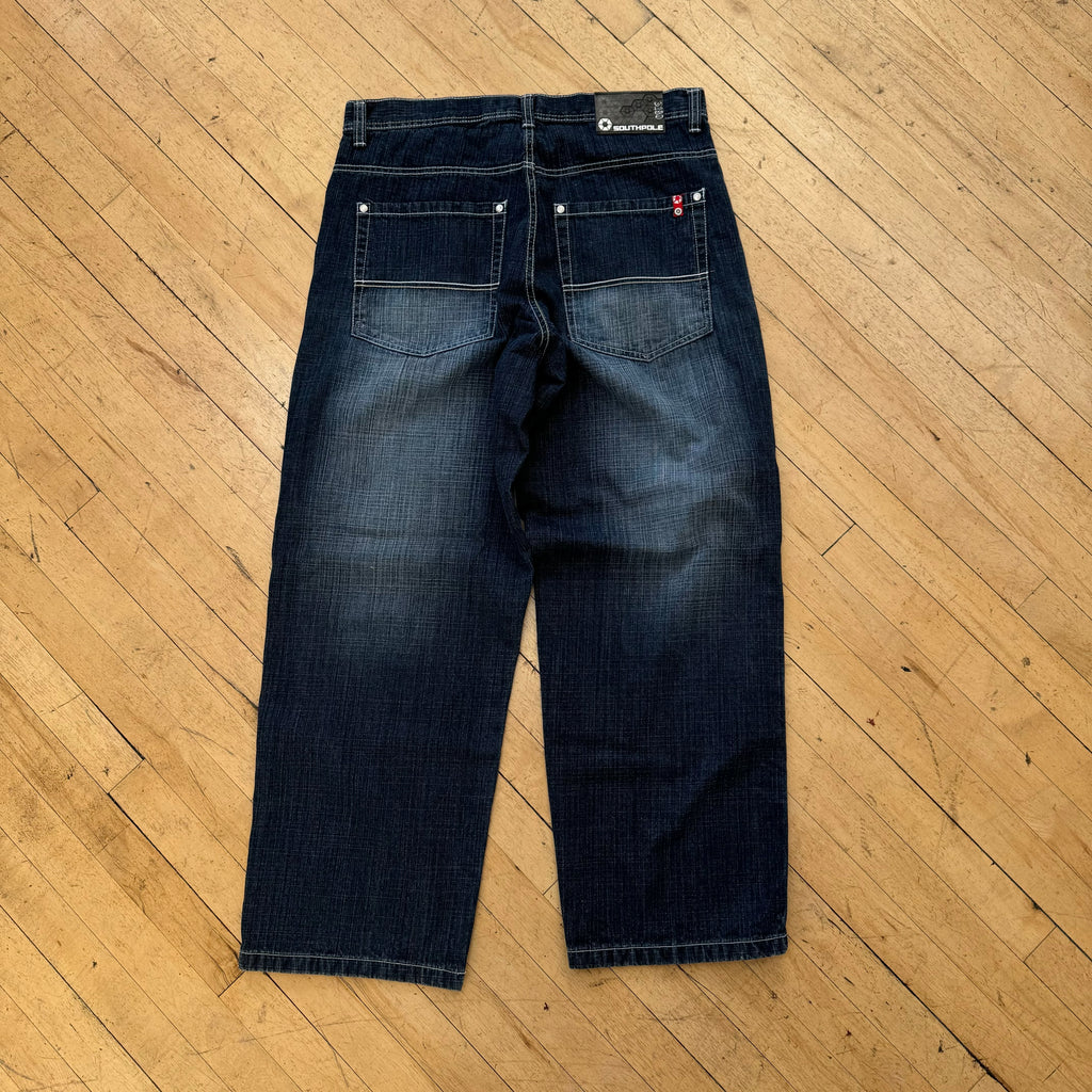 Y2K Baggy SouthPole Denim Jeans Sz 36