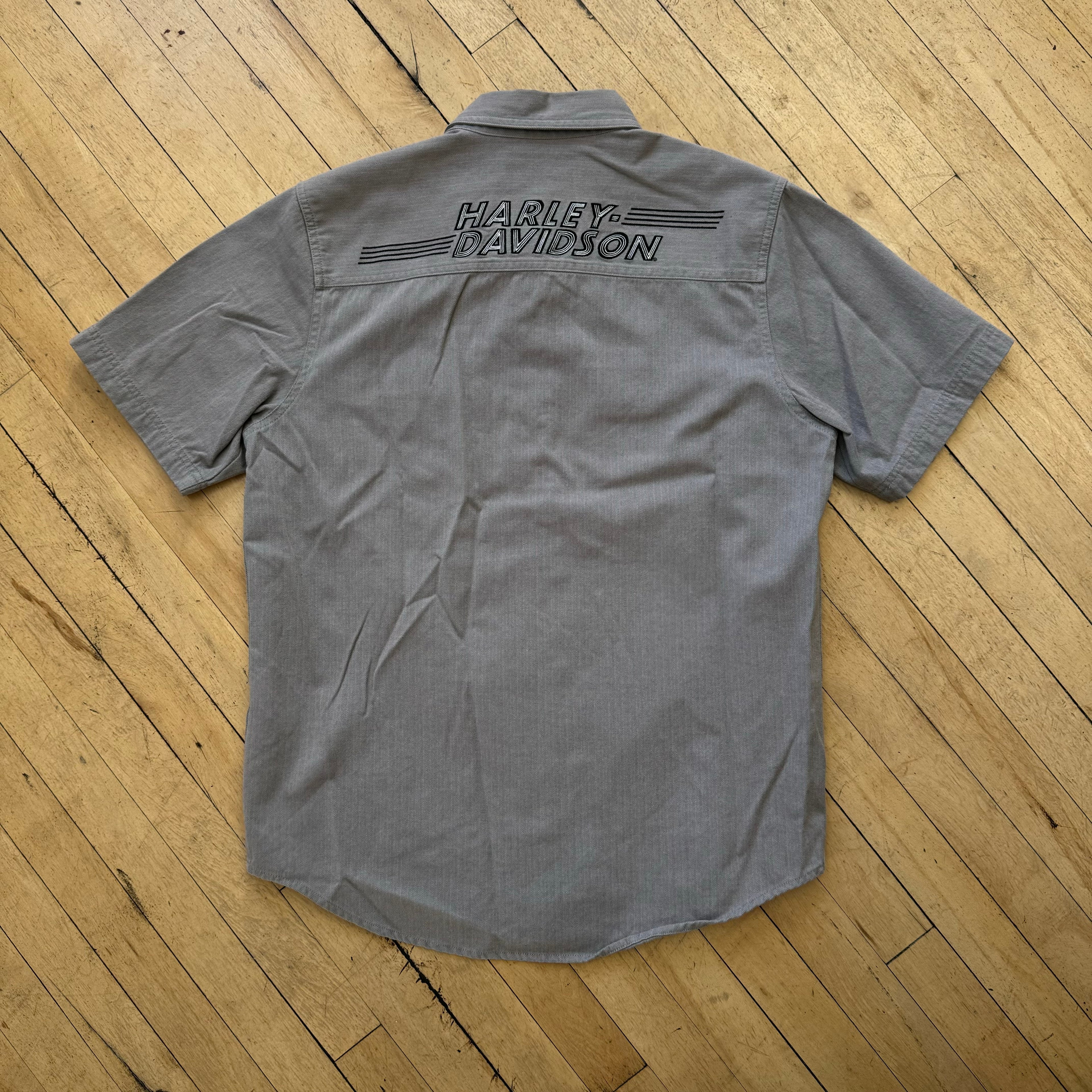 Harley Davidson Button Up T-shirt Sz M